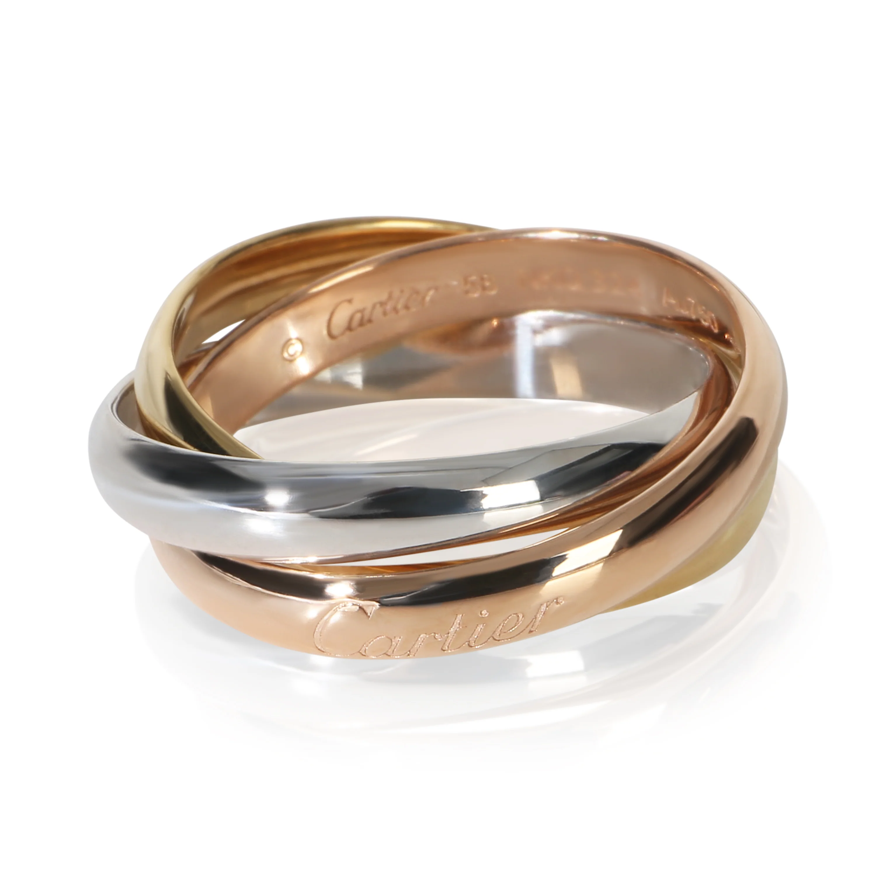 3-Tone Gold  Classic Trinity Ring