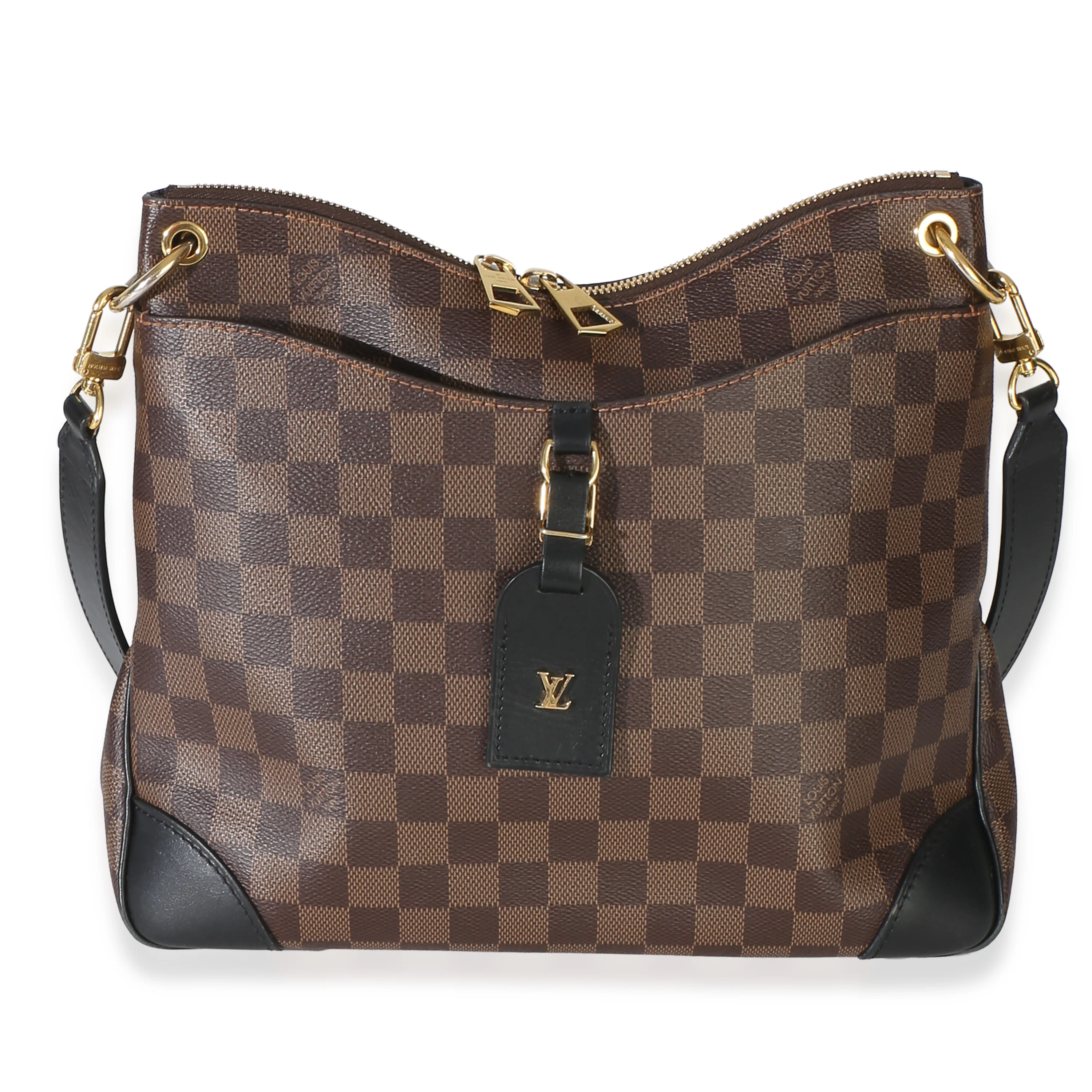 Black Damier Ebene Canvas Odeon MM