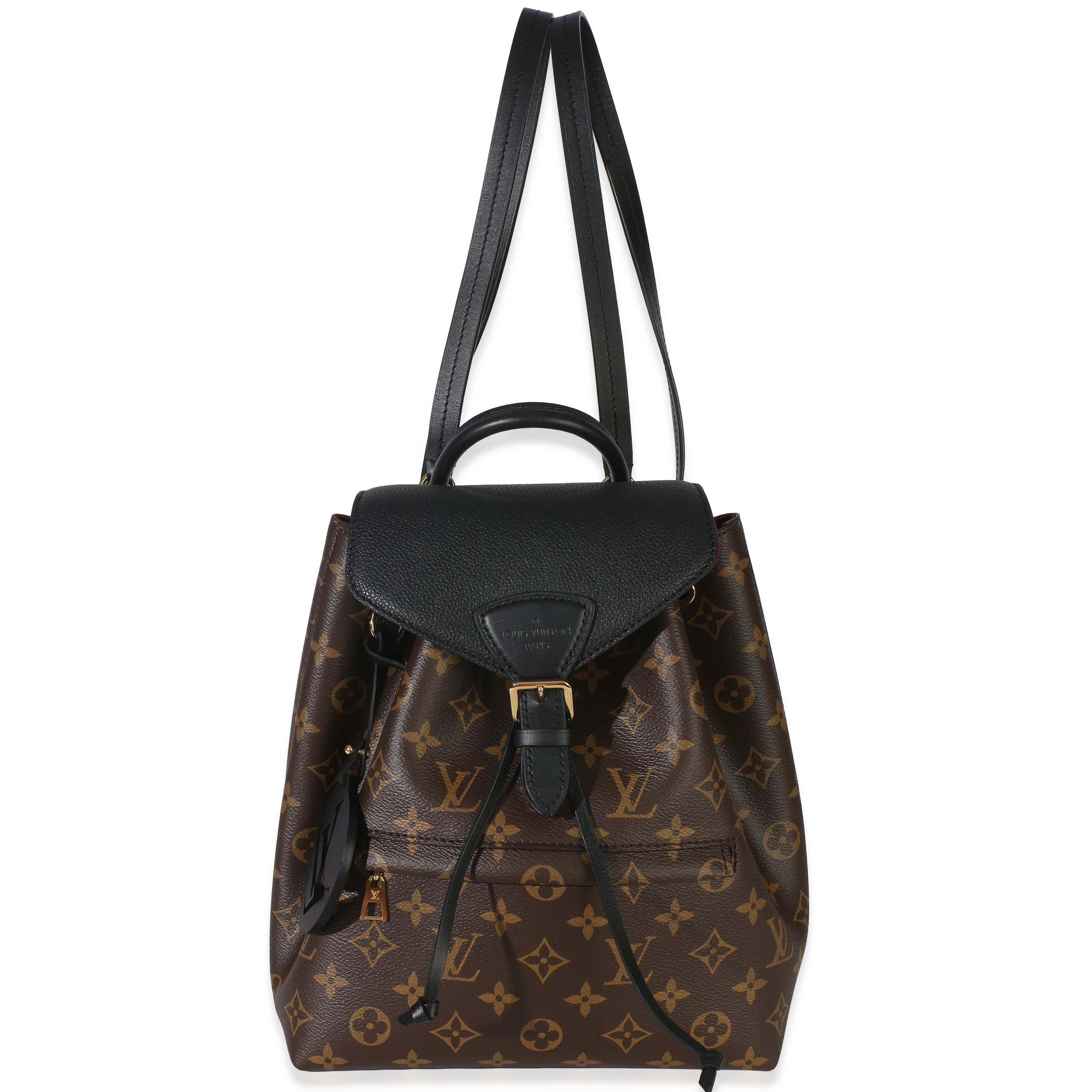 Black Monogram Canvas Montsouris PM NM