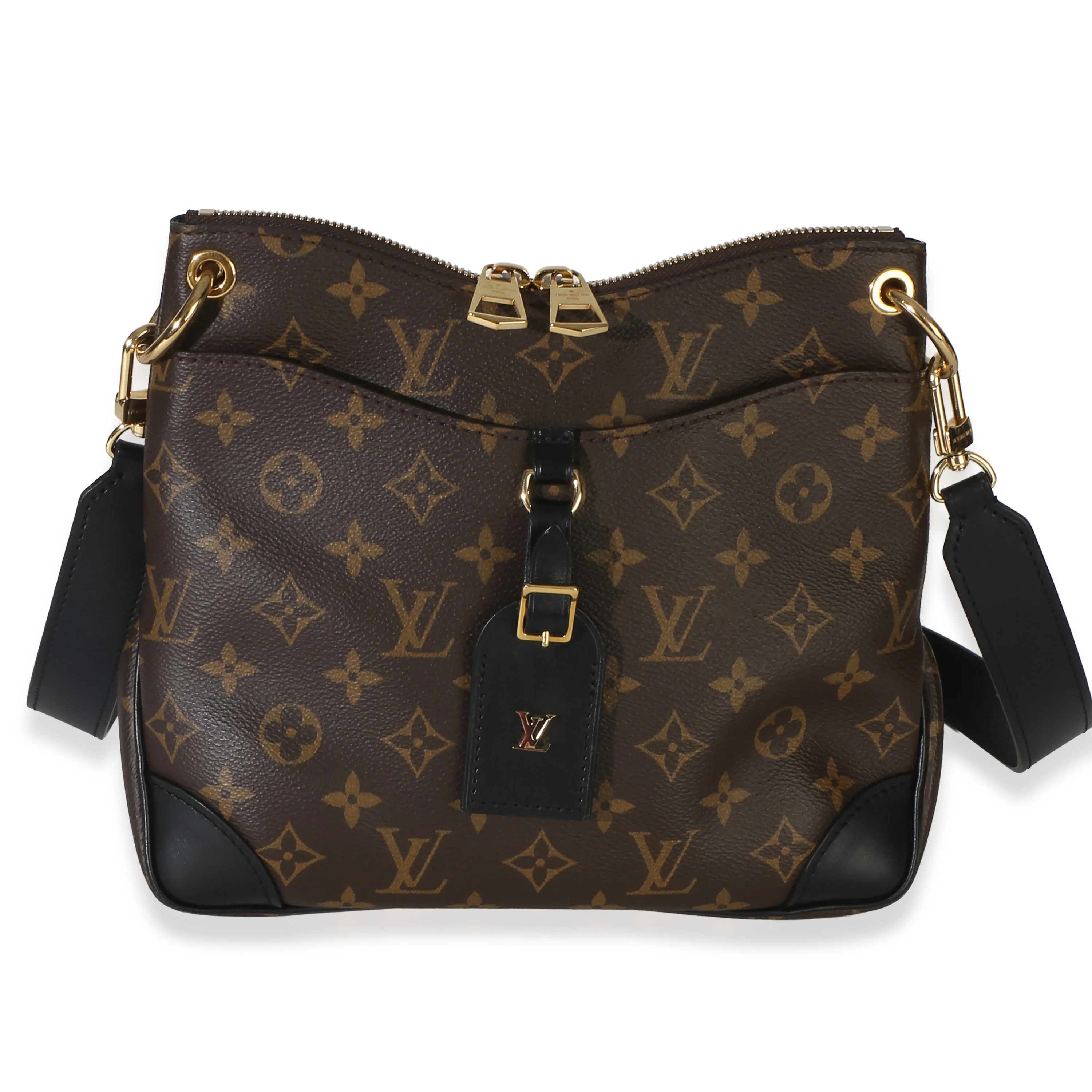 Black Monogram Canvas Odeon PM NM
