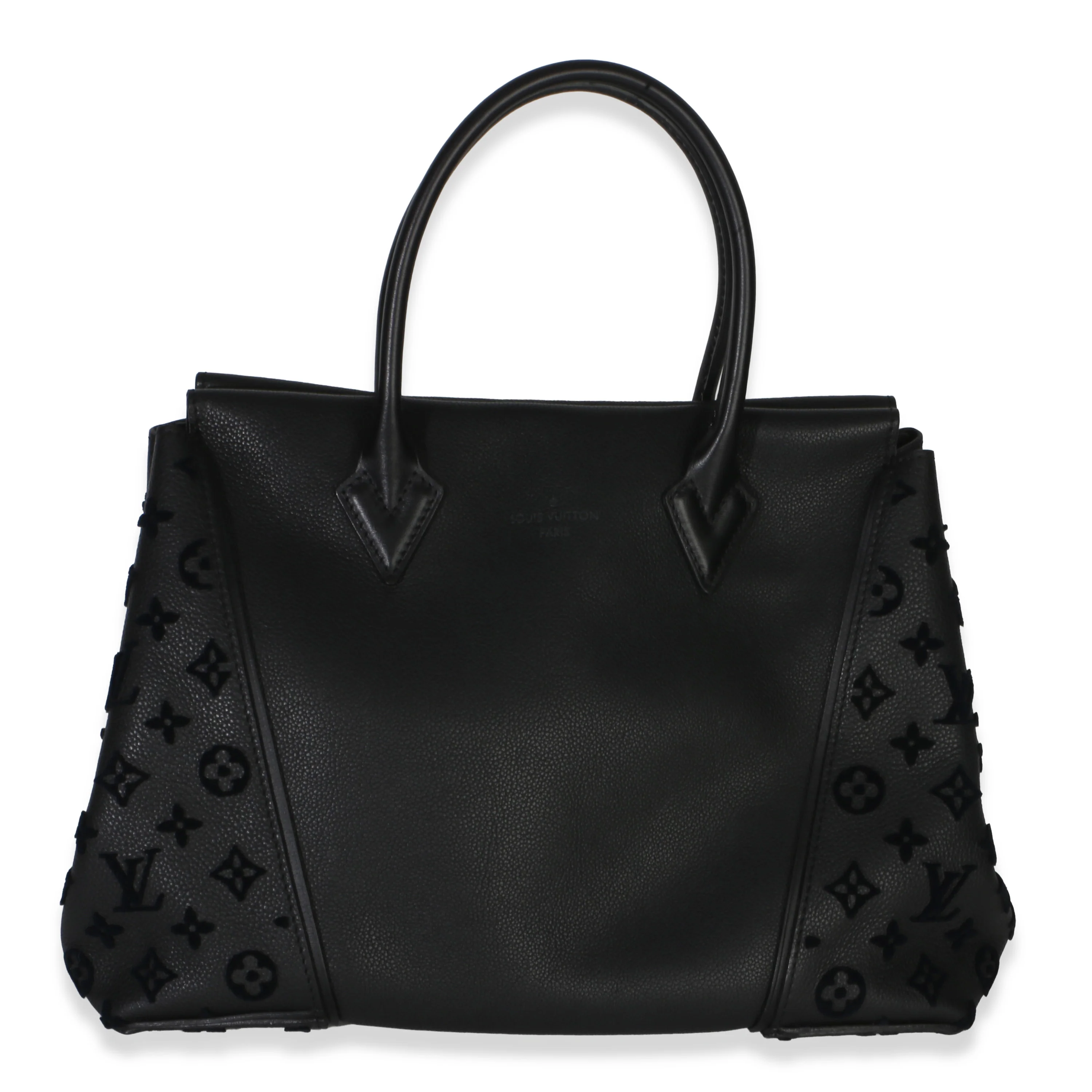 Black Monogram Tufted Veau Cachemire W Tote PM