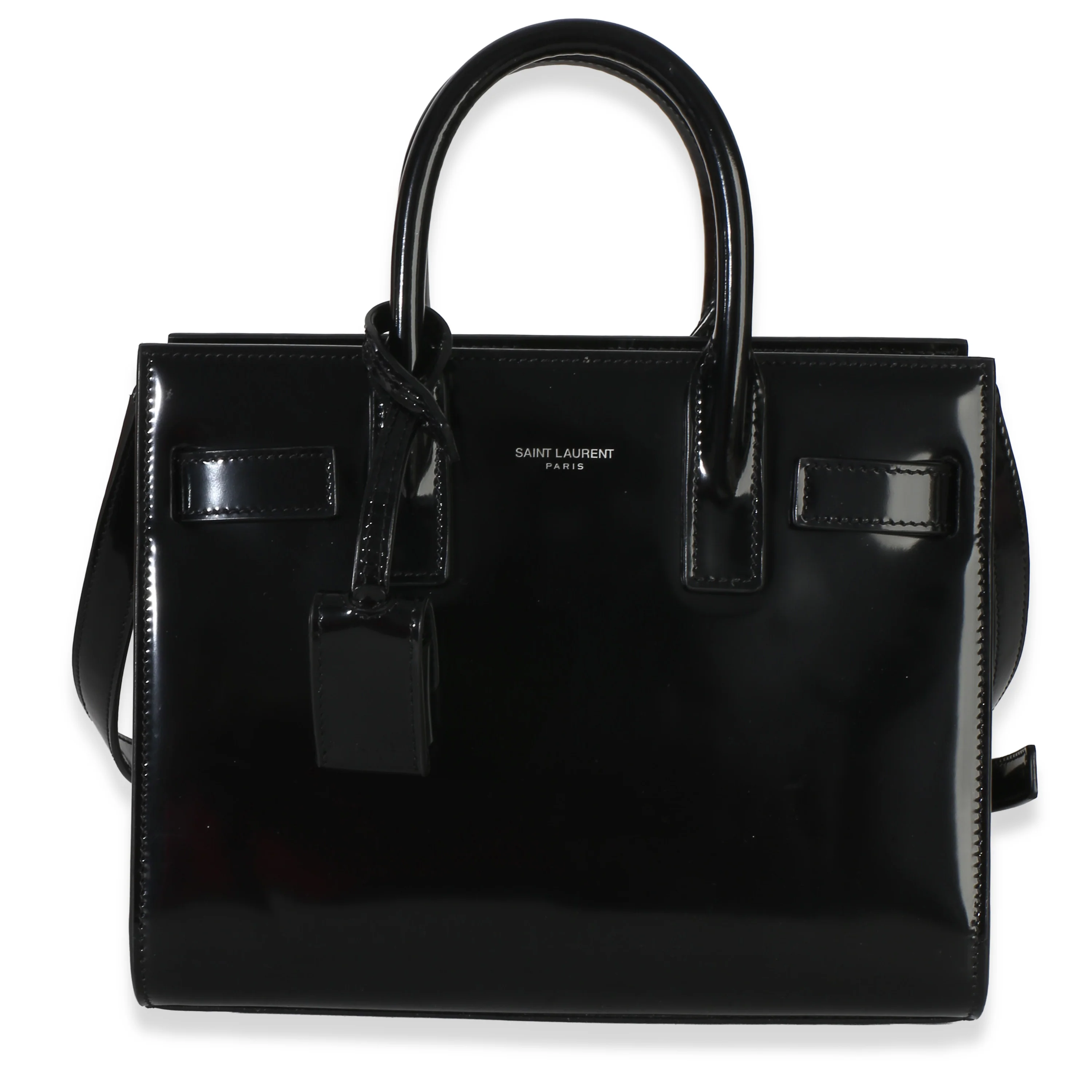 Black Patent Nano Sac Du Jour