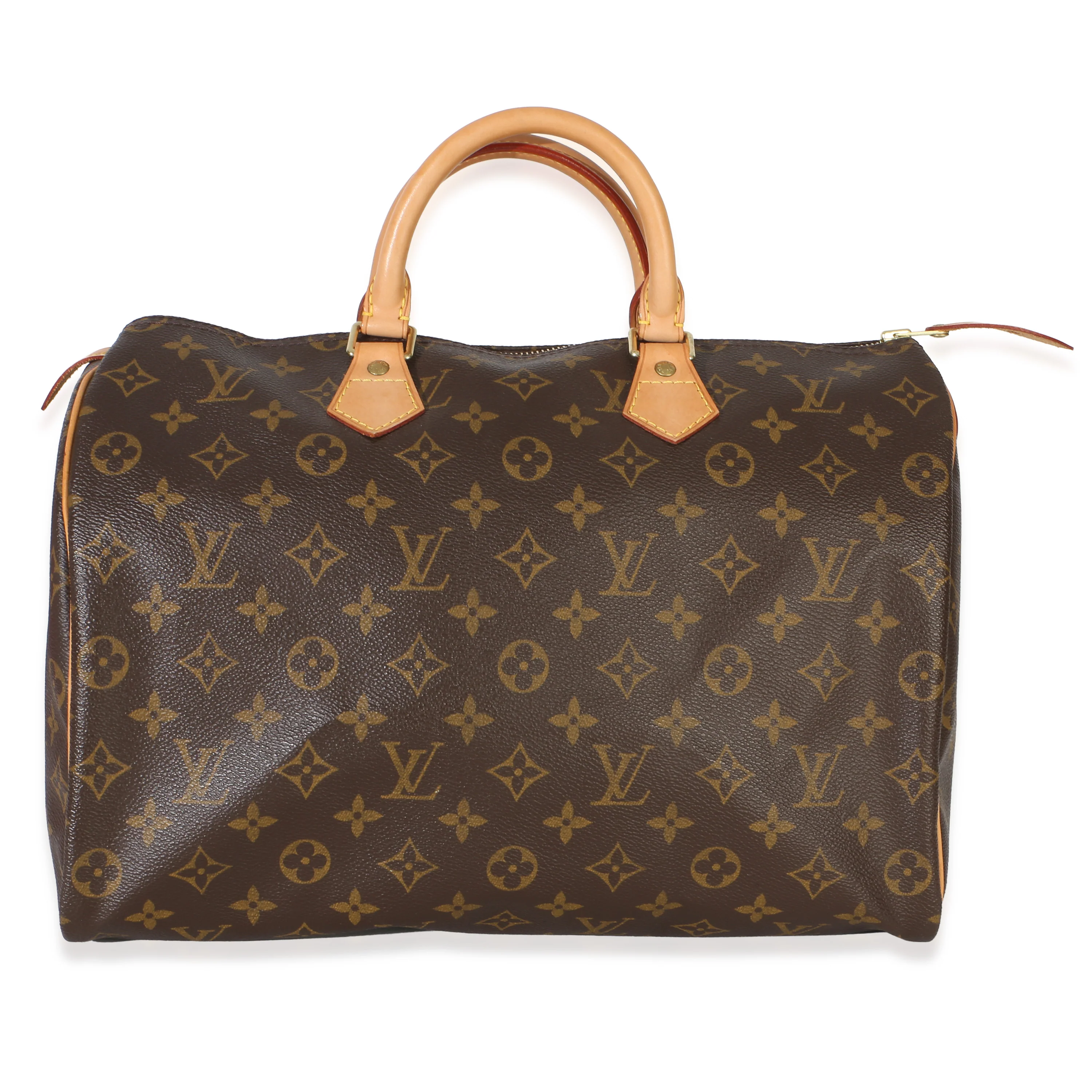 Brown Monogram Canvas Speedy 35