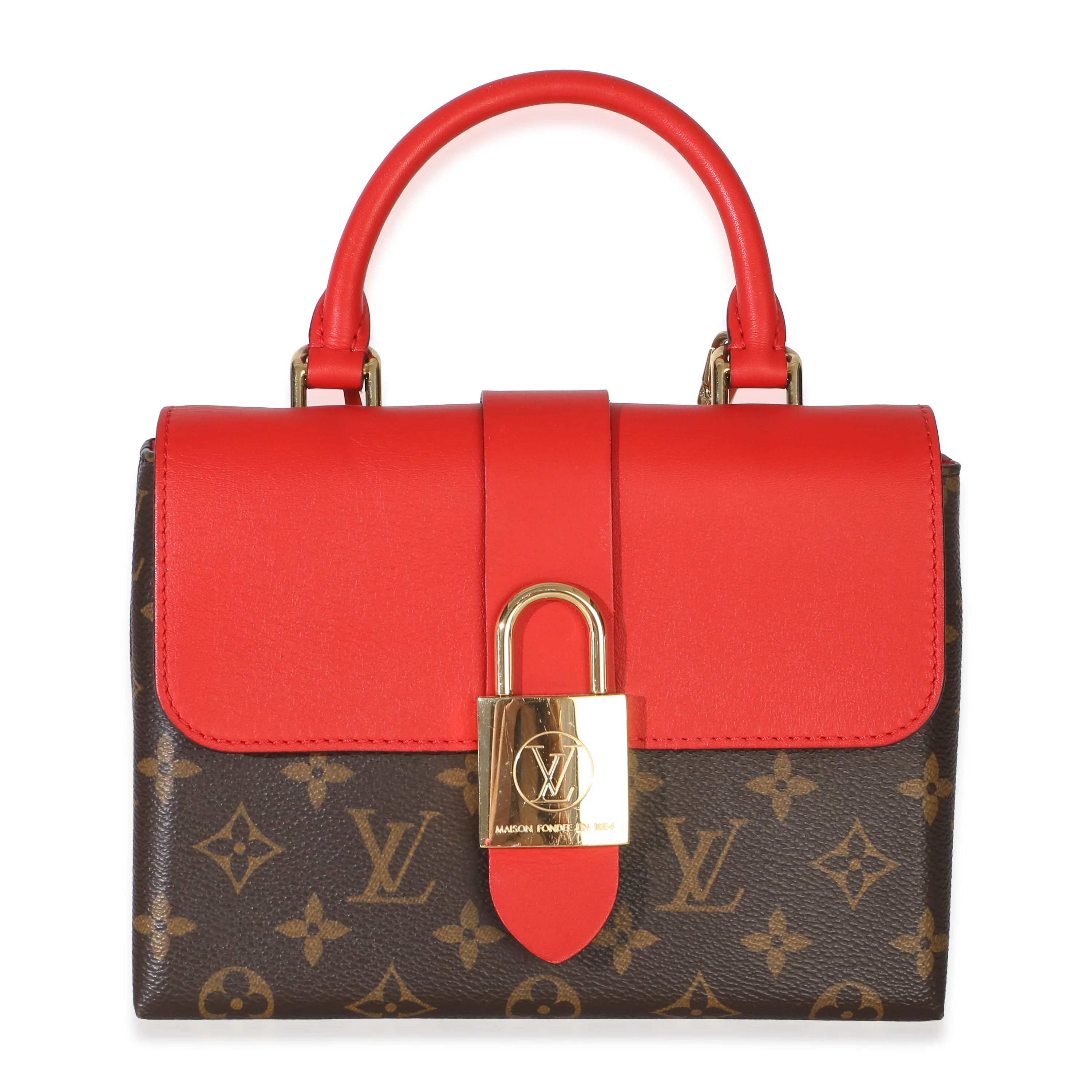 Coquelicot Monogram Canvas Locky BB