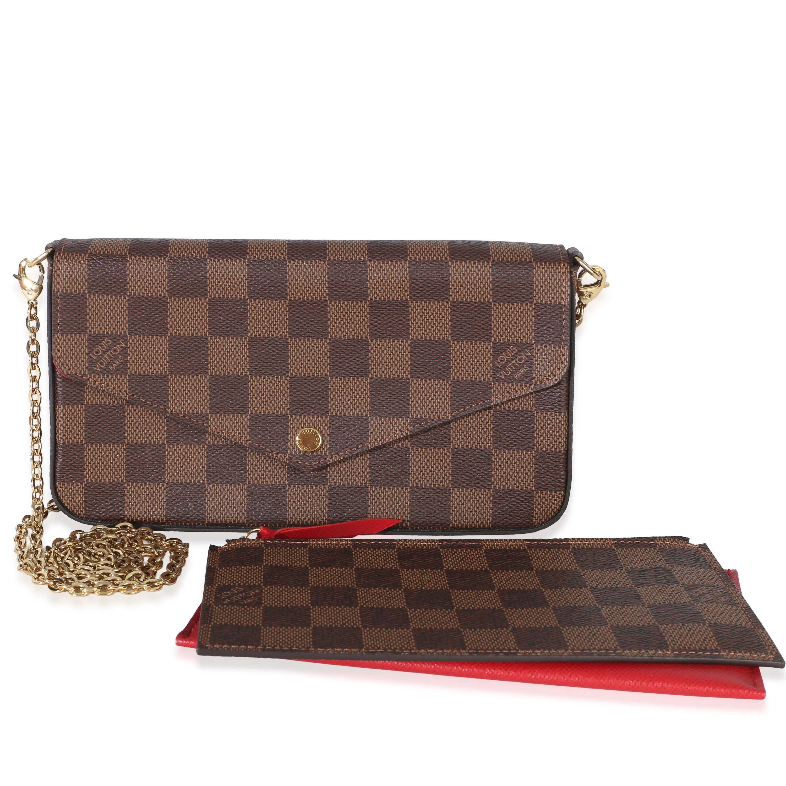 Damier Ebene Canvas Felicie Pochette