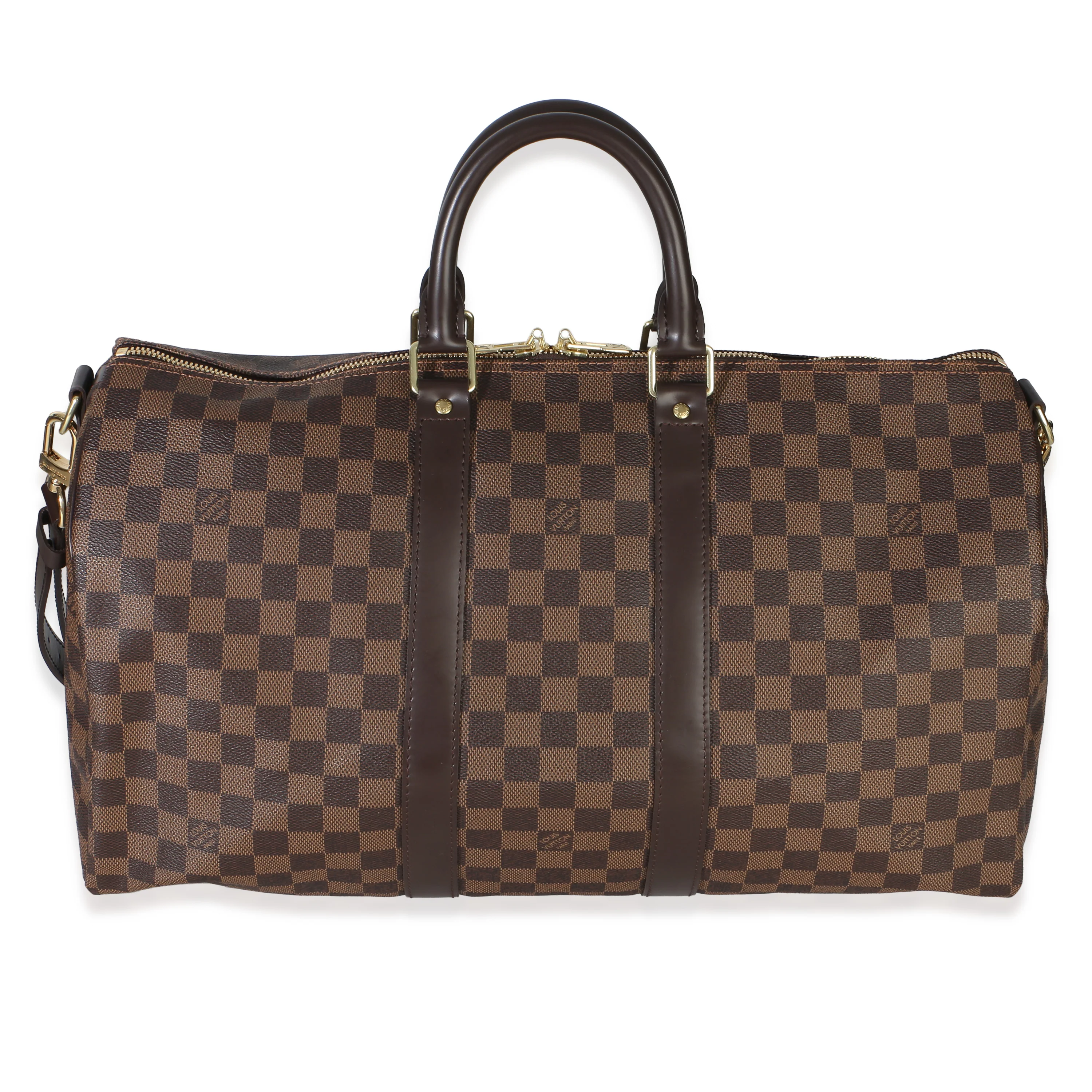 Damier Ebene Canvas Keepall Bandouliere 45