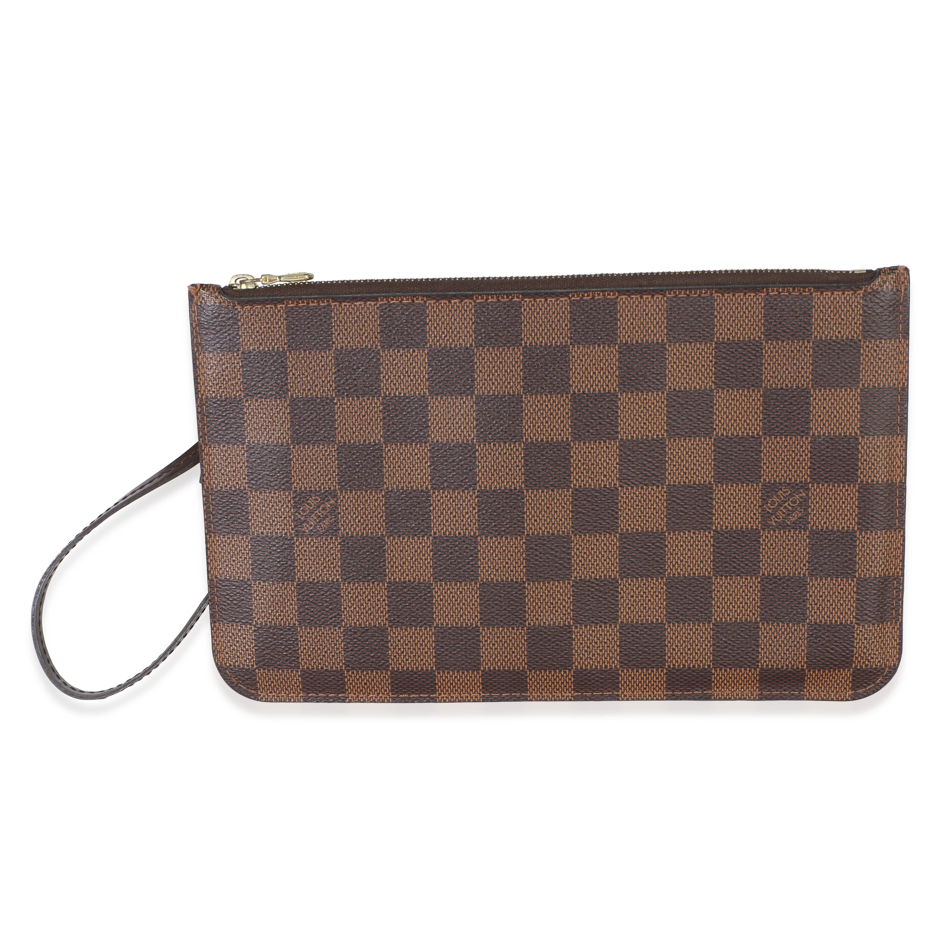 Damier Ebene Canvas Neverfull GM Pouch