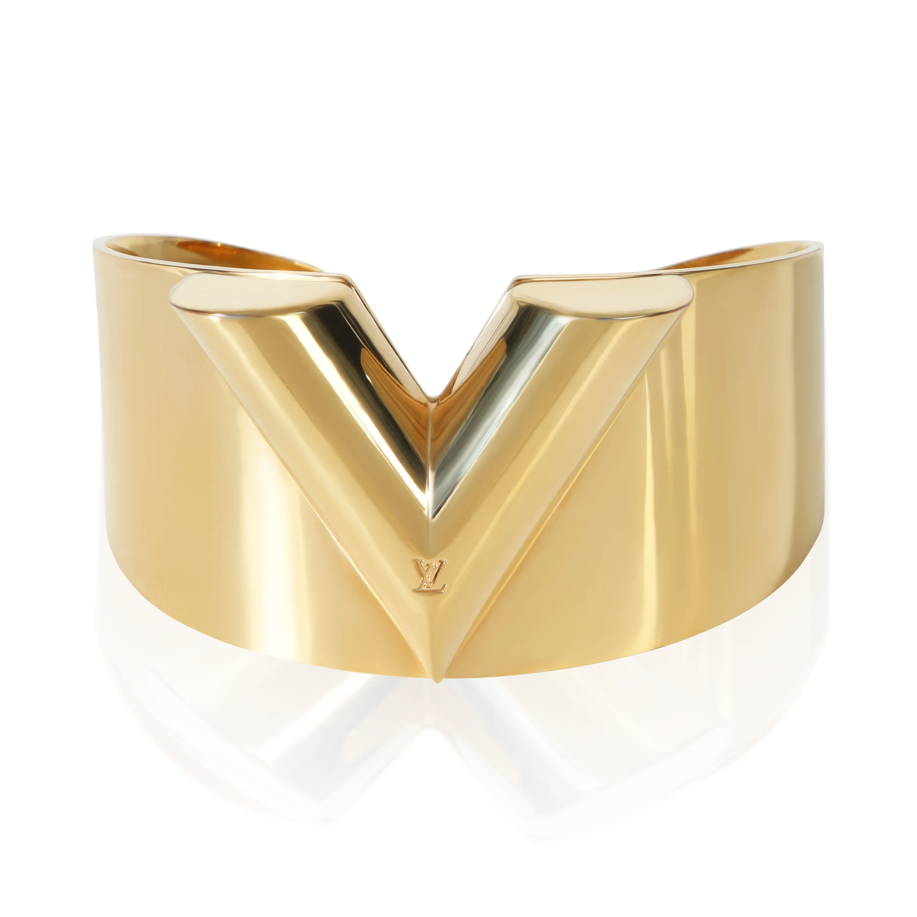 Gold-Plated  Essential V Bracelet