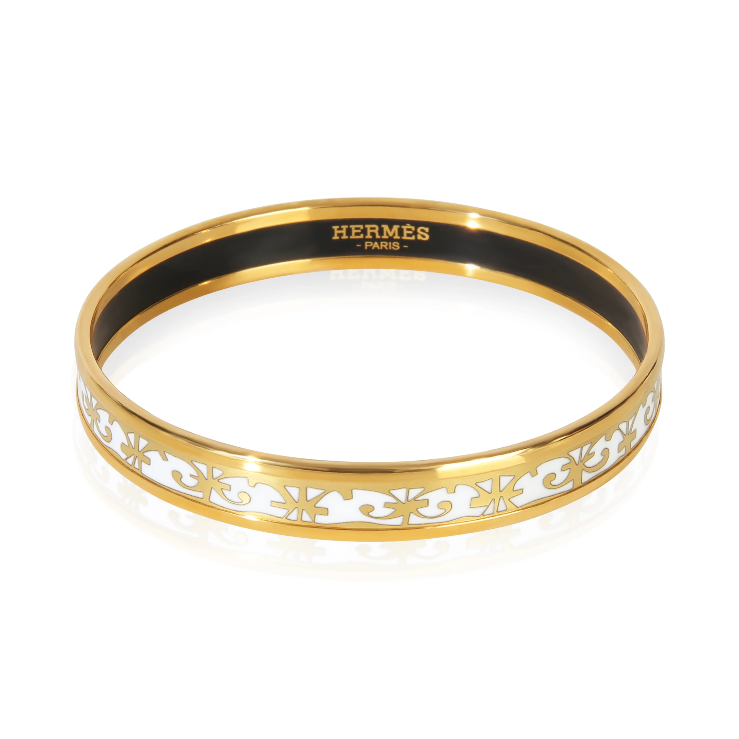 Gold-Plated  Narrow Enamel Balcons du Guadalquivir Bracelet