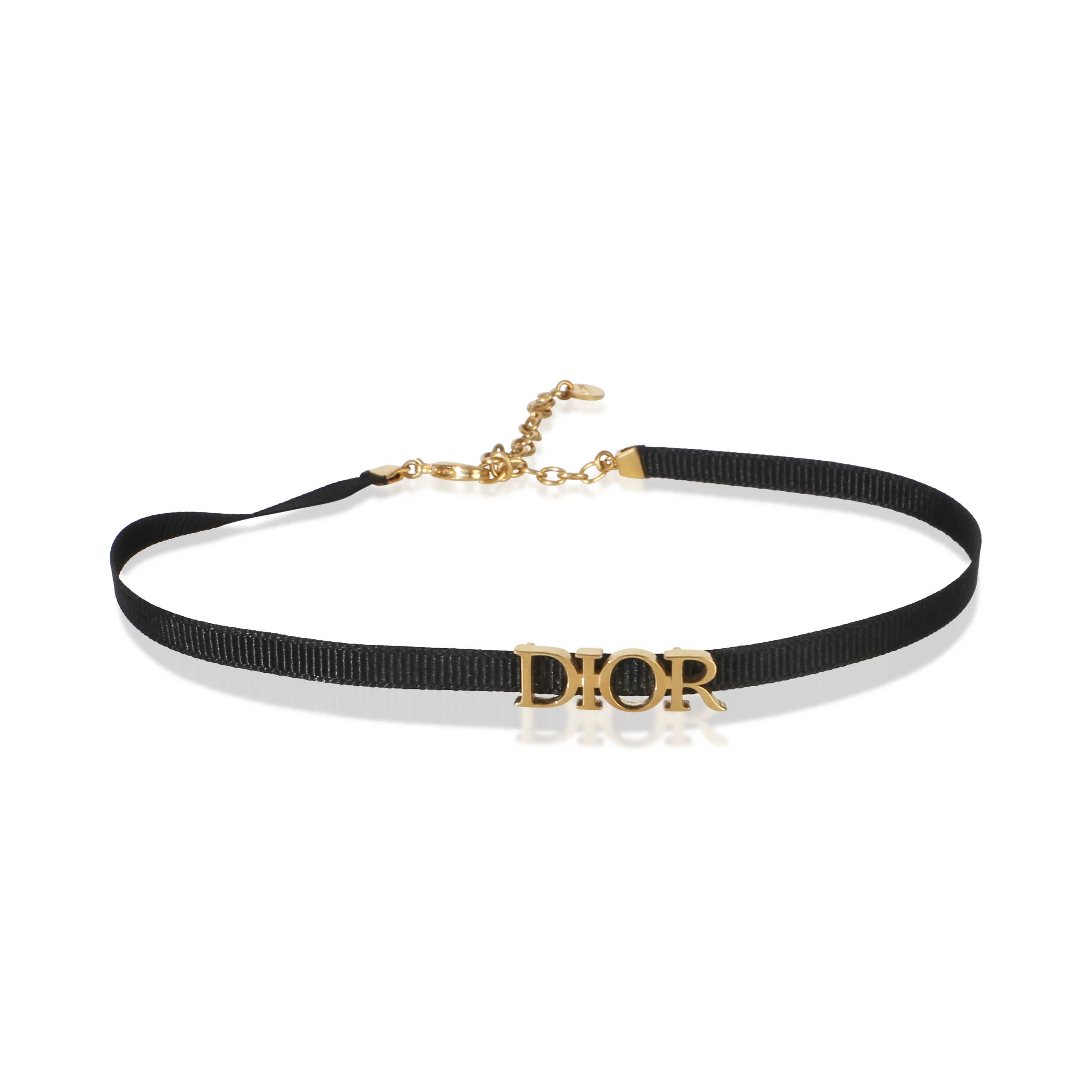 Gold-Plated  Ribbon JAdore Choker Necklace