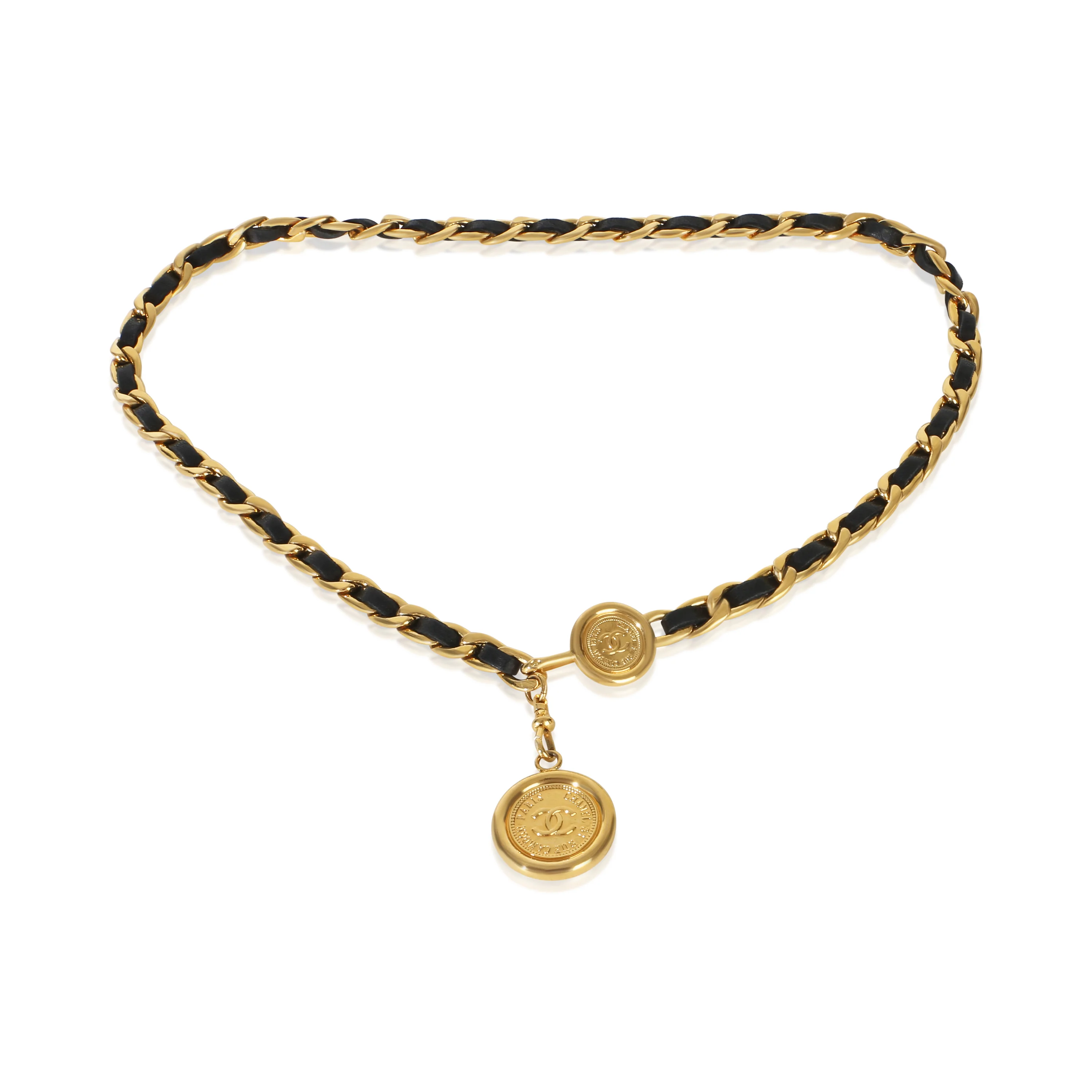 Gold-Plated Vintage Chain Link Belt