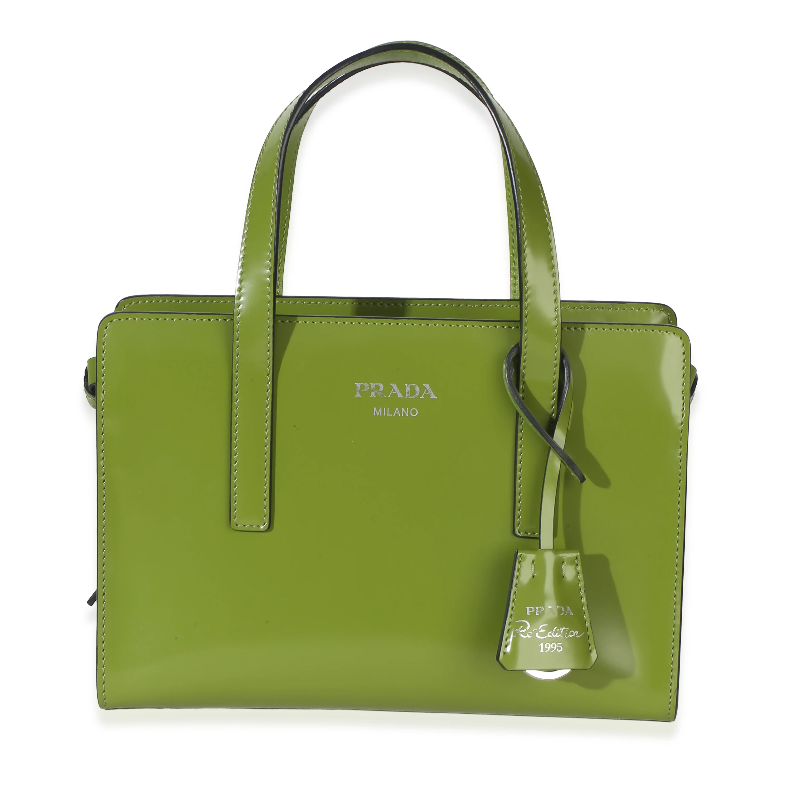 Green Brushed Leather Mini Re-Edition 1995 Mini Bag