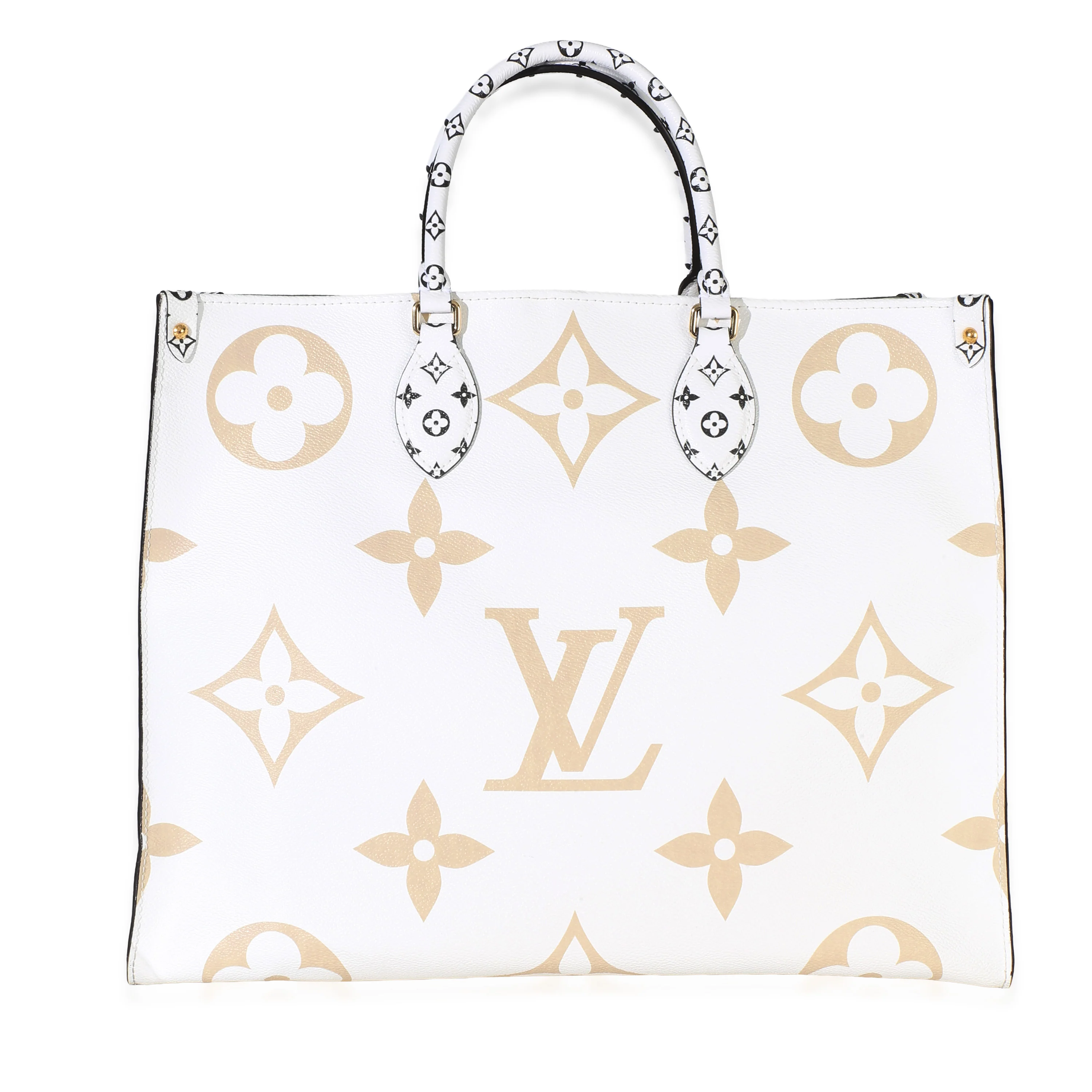 Kaki Monogram Giant Canvas Onthego GM