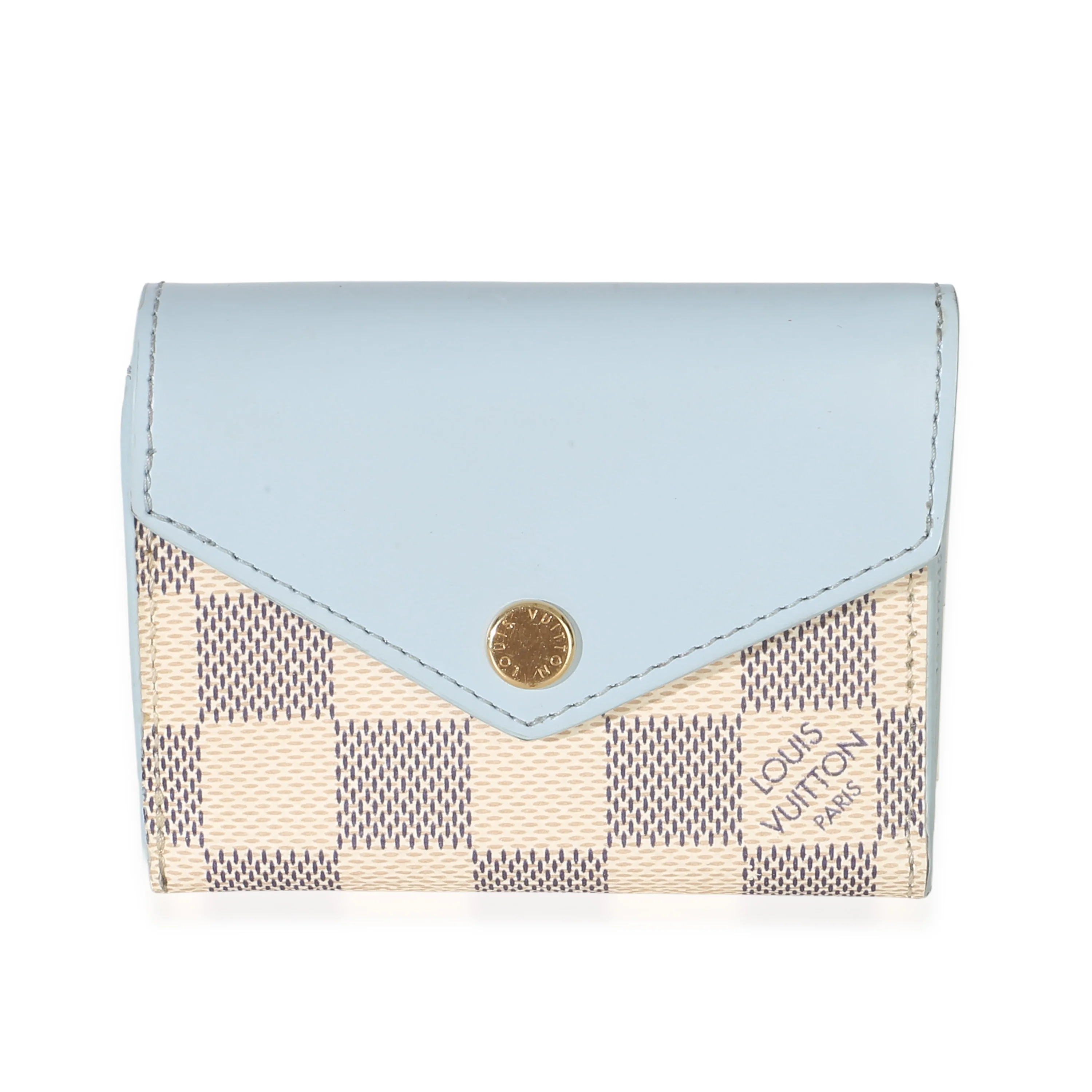 Light Blue Damier Azur Zoe Wallet