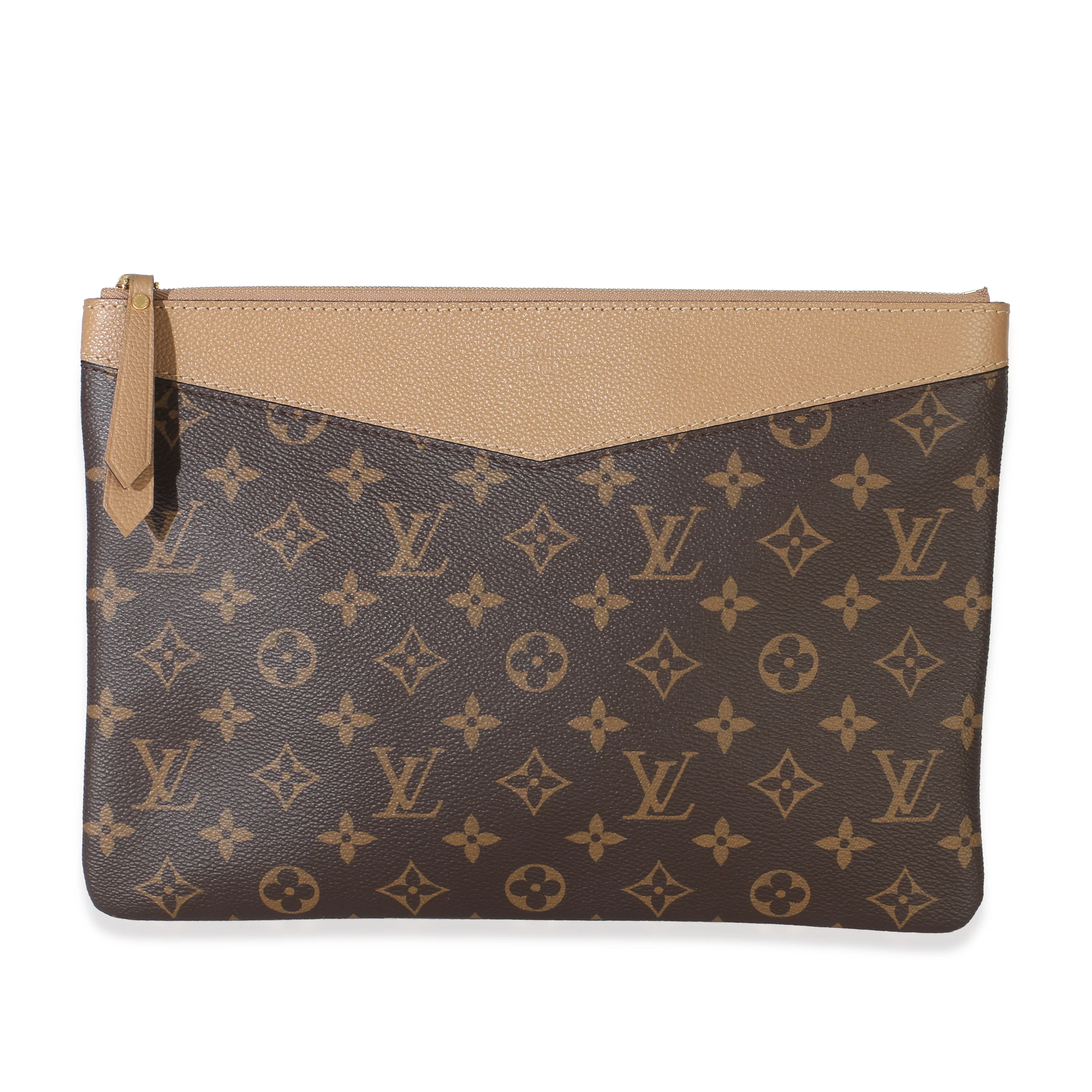 Monogram Canvas Daily Pouch Sesame