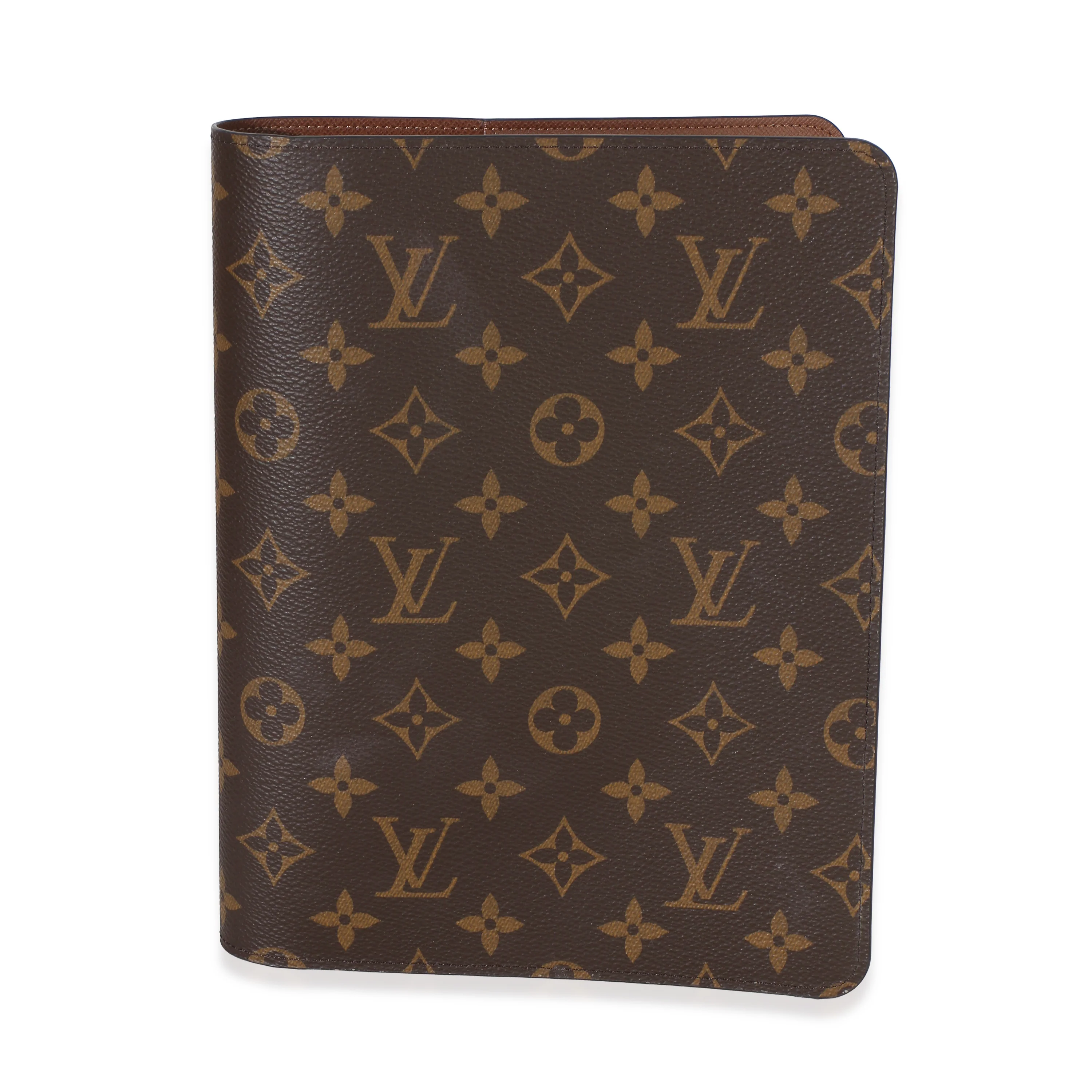 Monogram Canvas Desk Agenda Cover