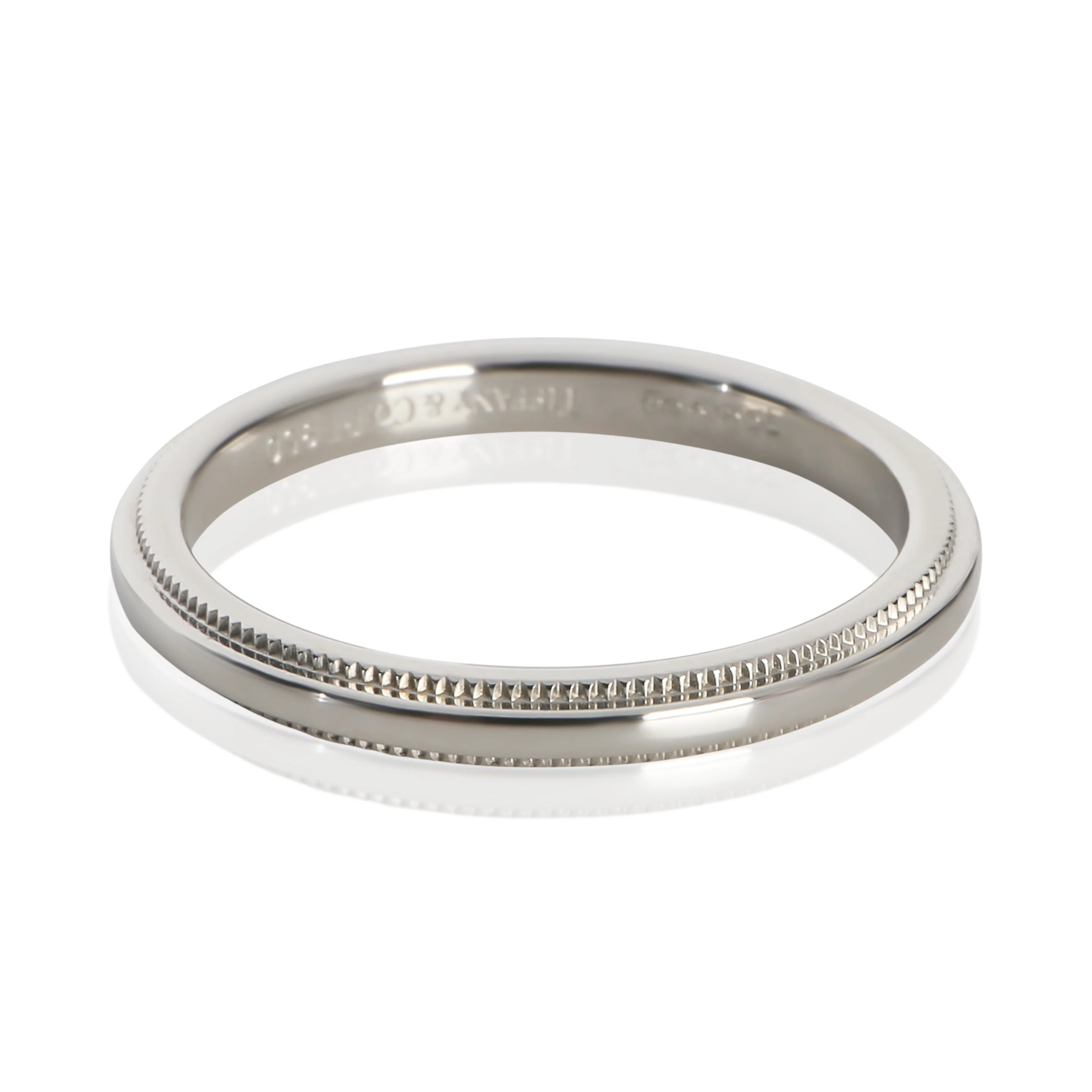 Platinum  2mm Milgrain Band