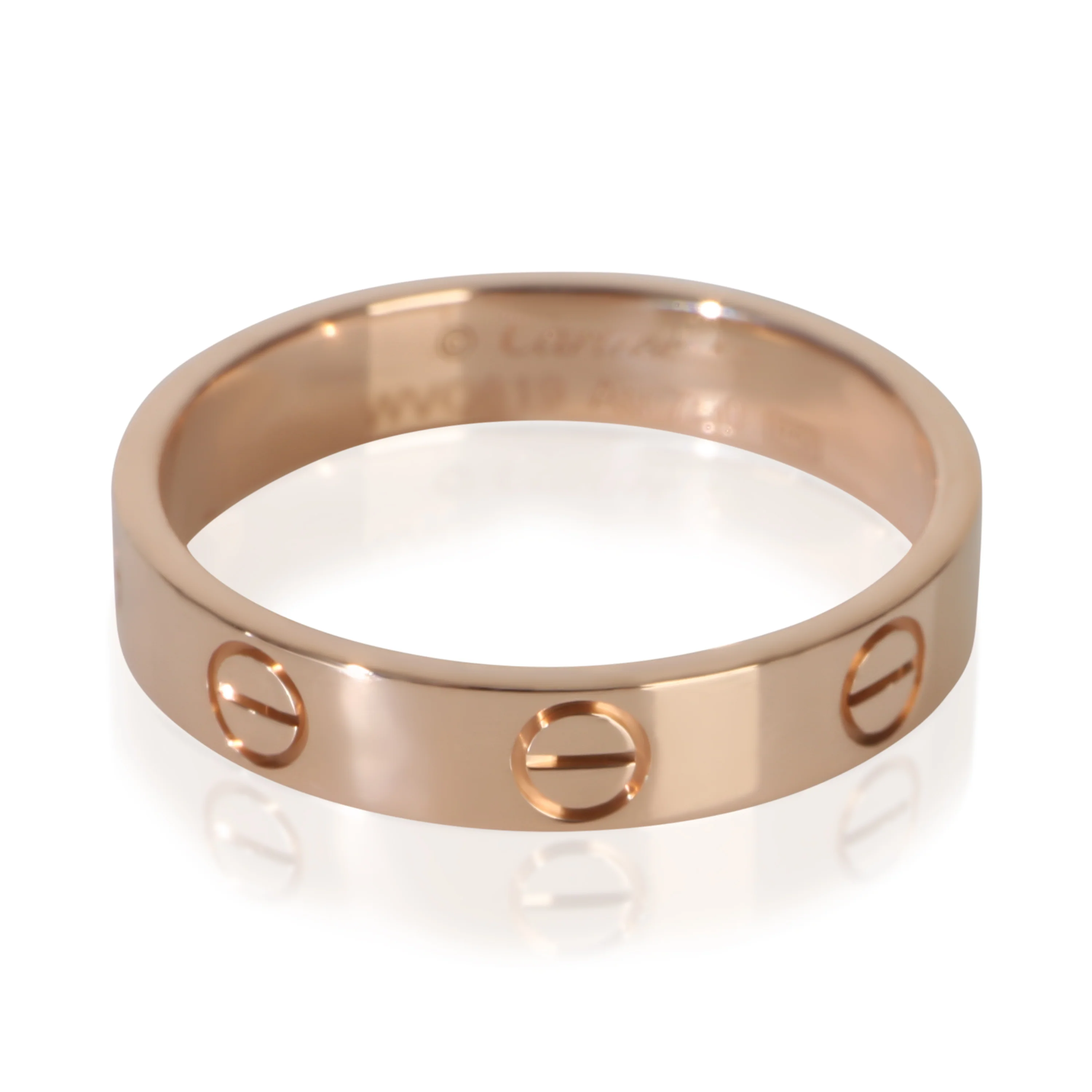 Rose Gold  Small Model Love Ring