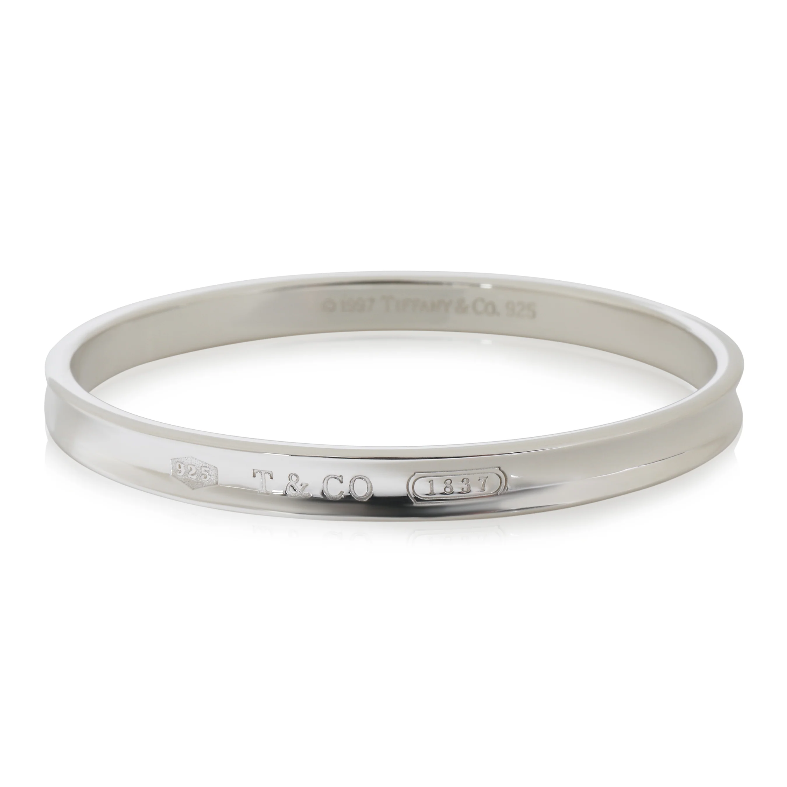 Sterling Silver  1837 Bangle Bracelet