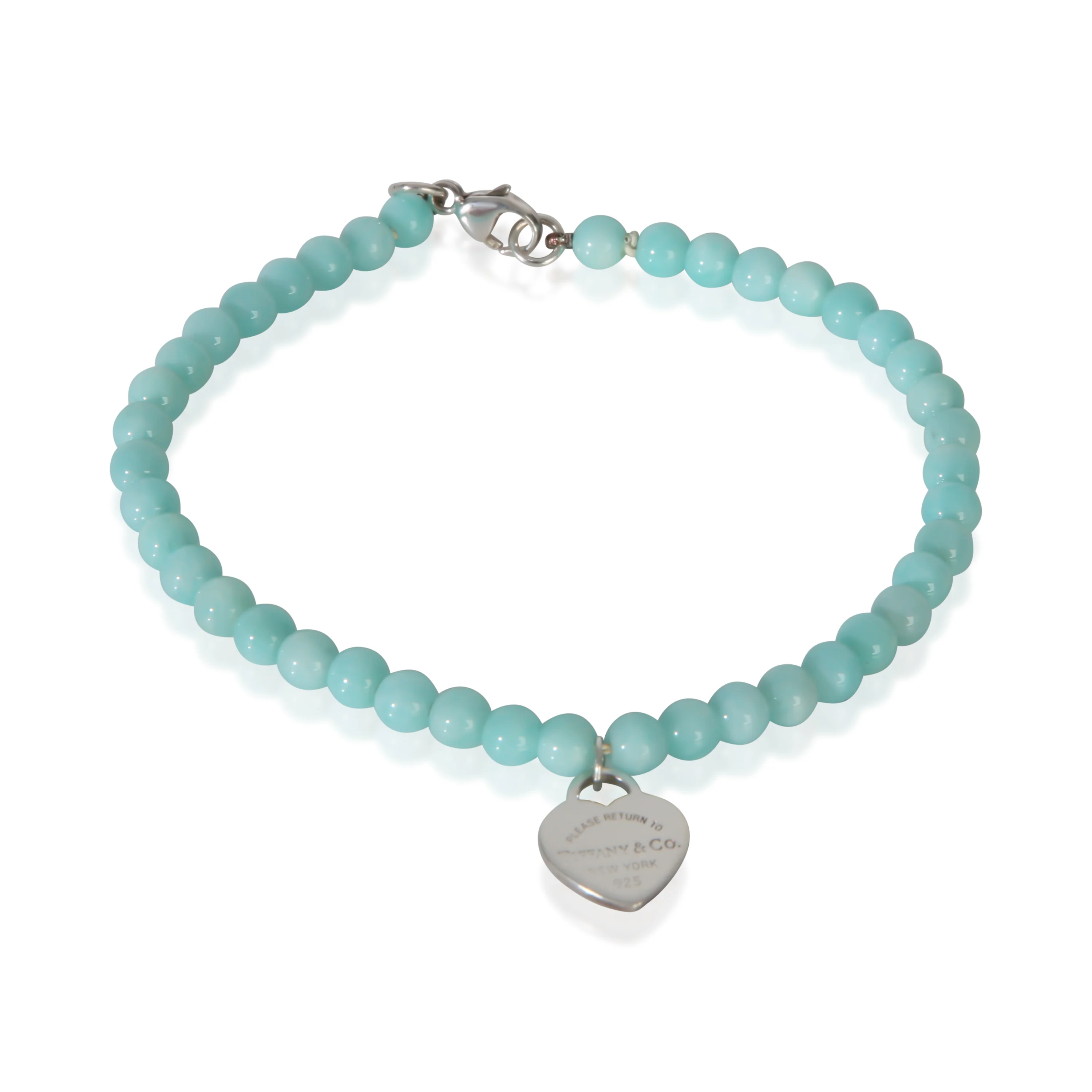 Sterling Silver Amazonite Return To Tiffany Bracelet