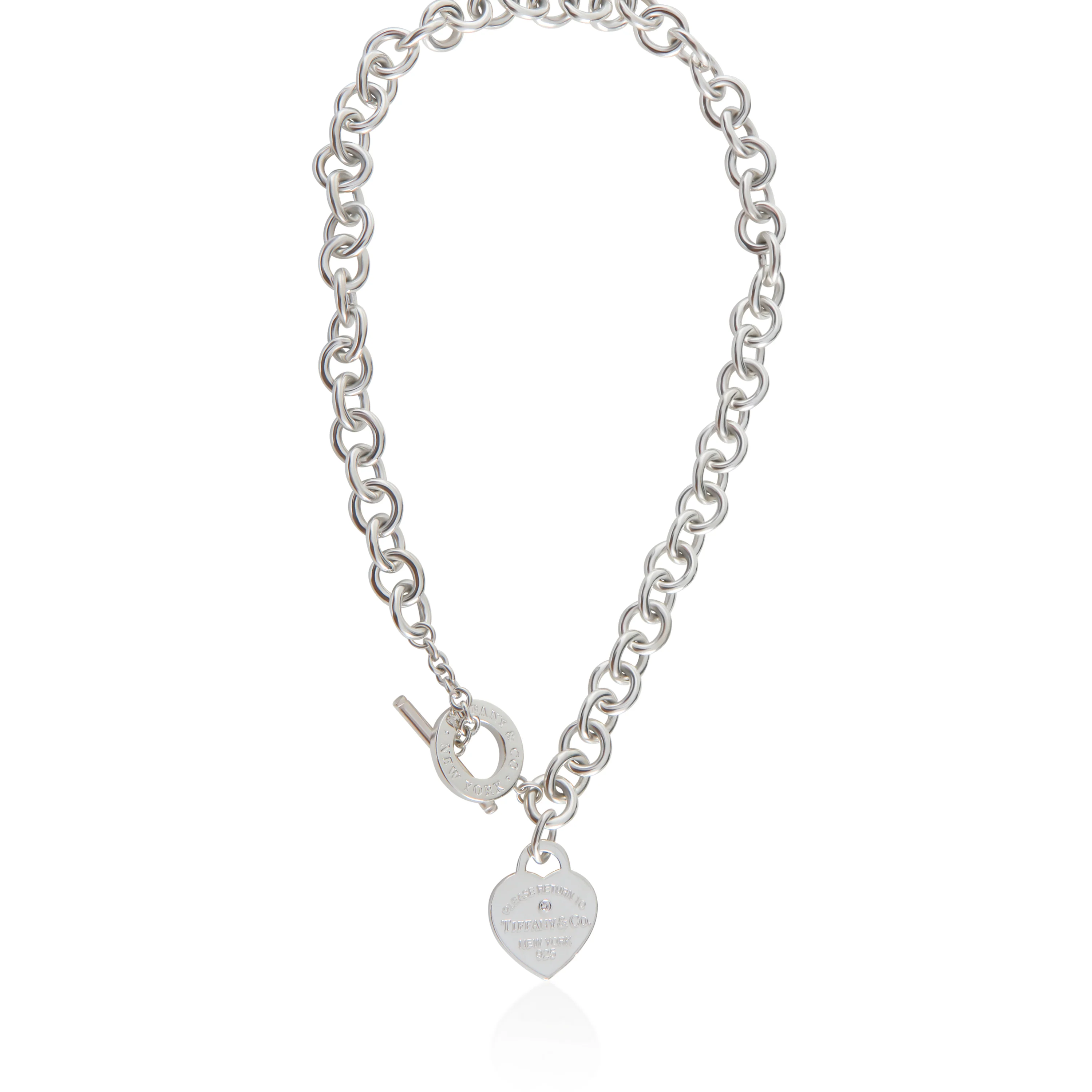 Sterling Silver Diamond Necklace