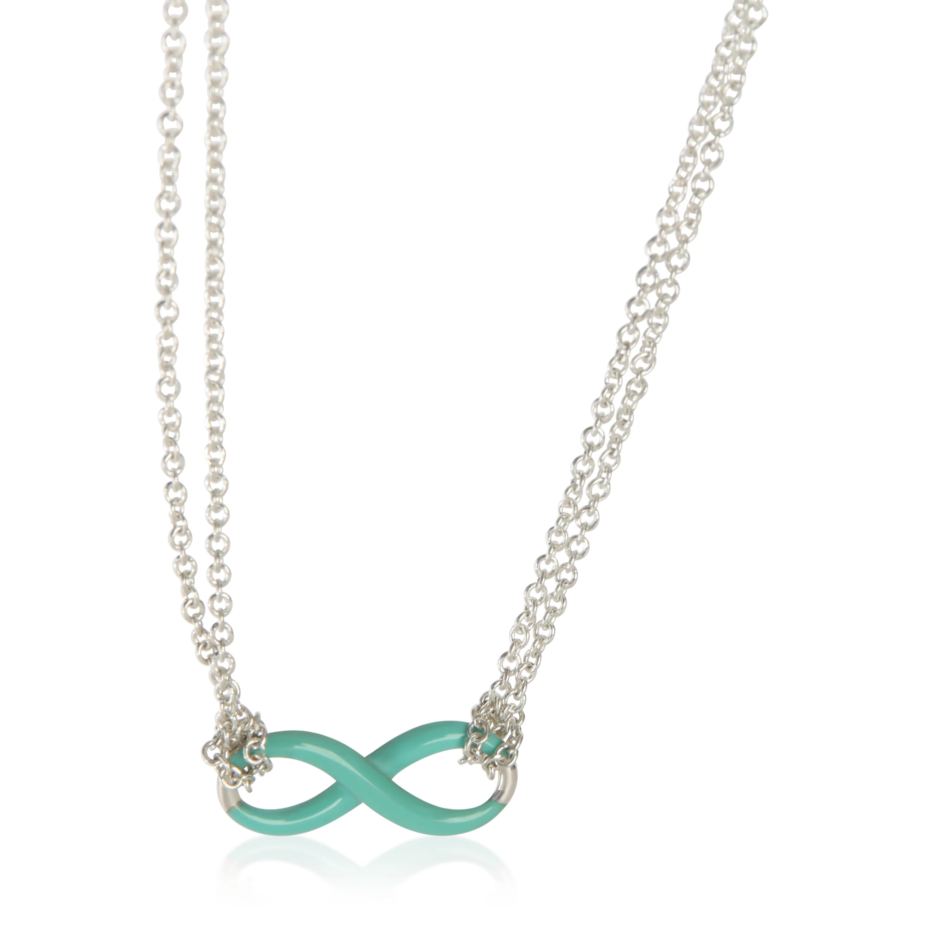 Sterling Silver  Infinity Necklace