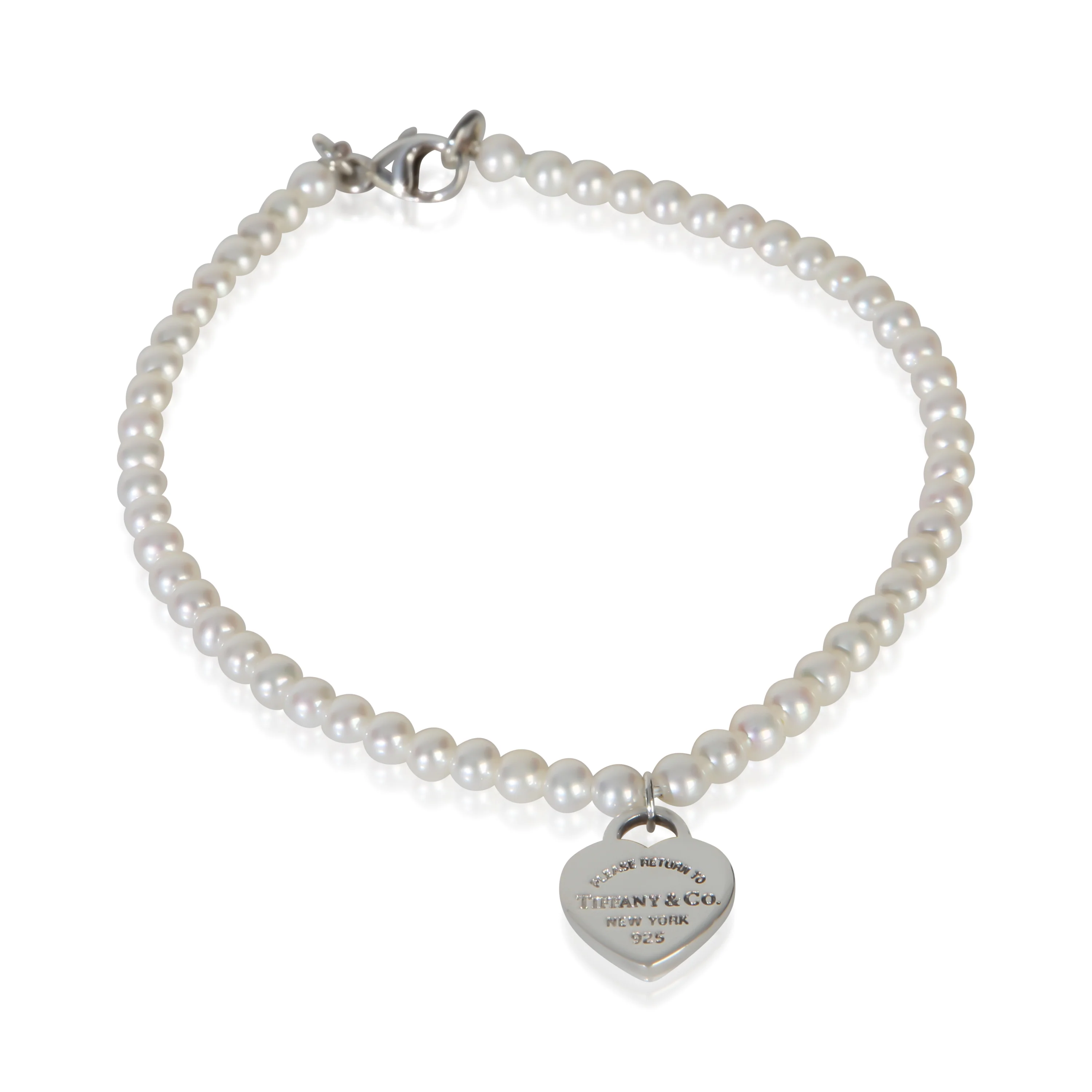 Sterling Silver Pearl Return To Tiffany Bracelet