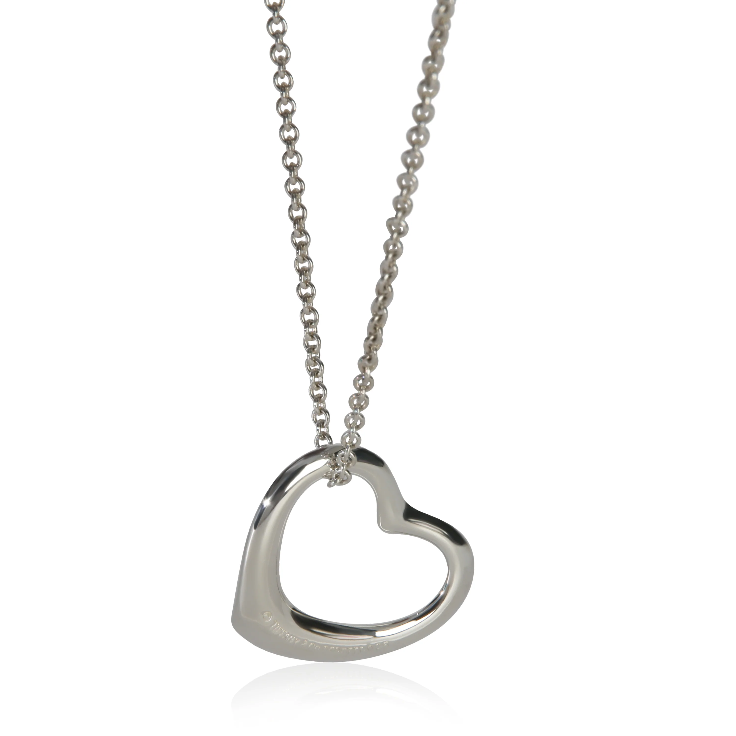 Sterling Silver  Vintage Elsa Peretti Open Heart Pendant
