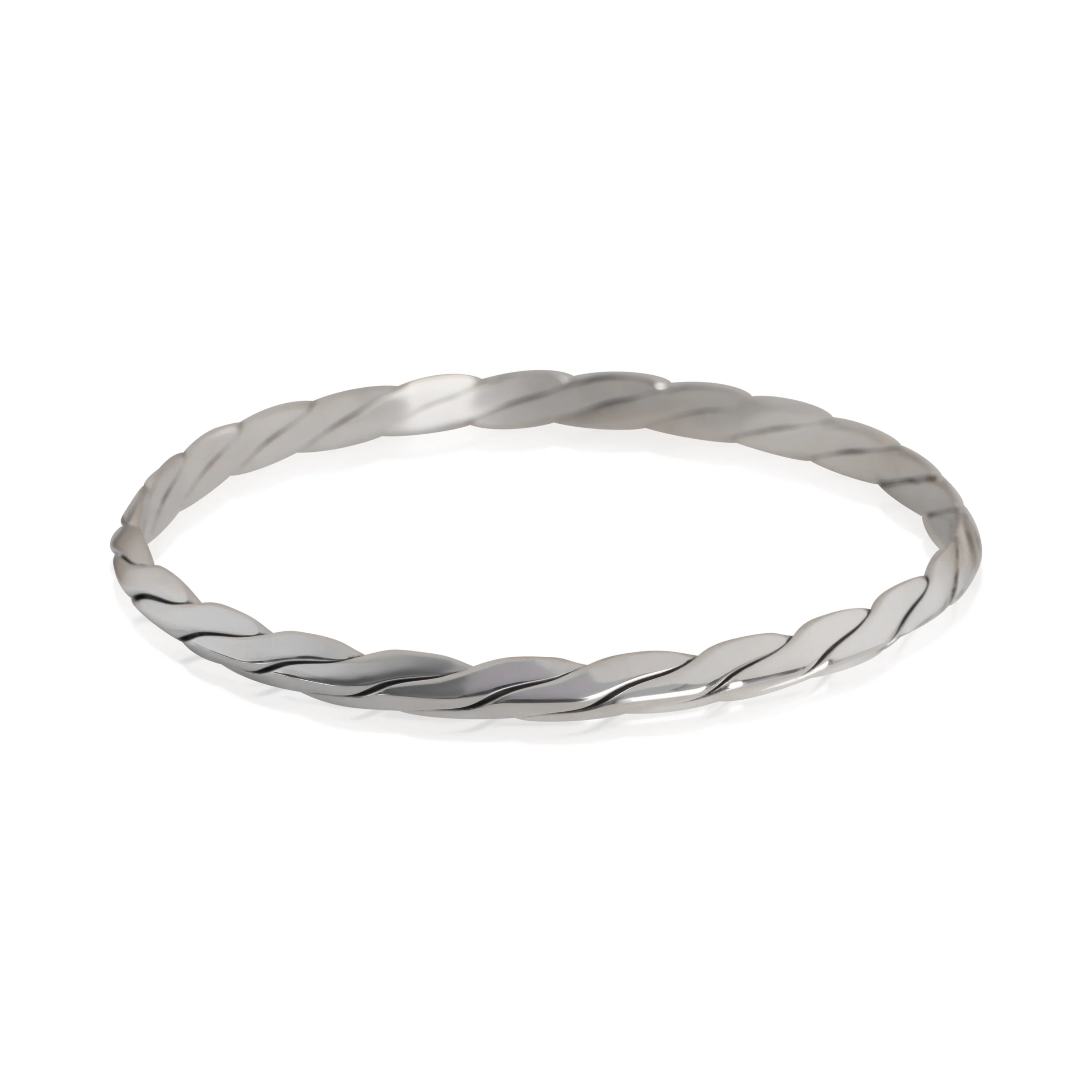 Sterling Silver  Vintage Twisted Rope Bracelet