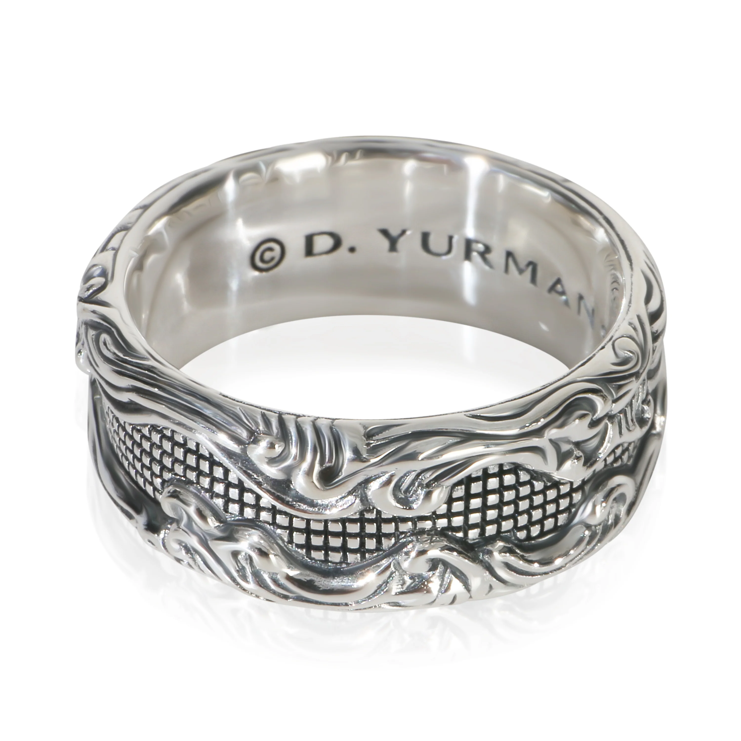 Sterling Silver  Waves Band