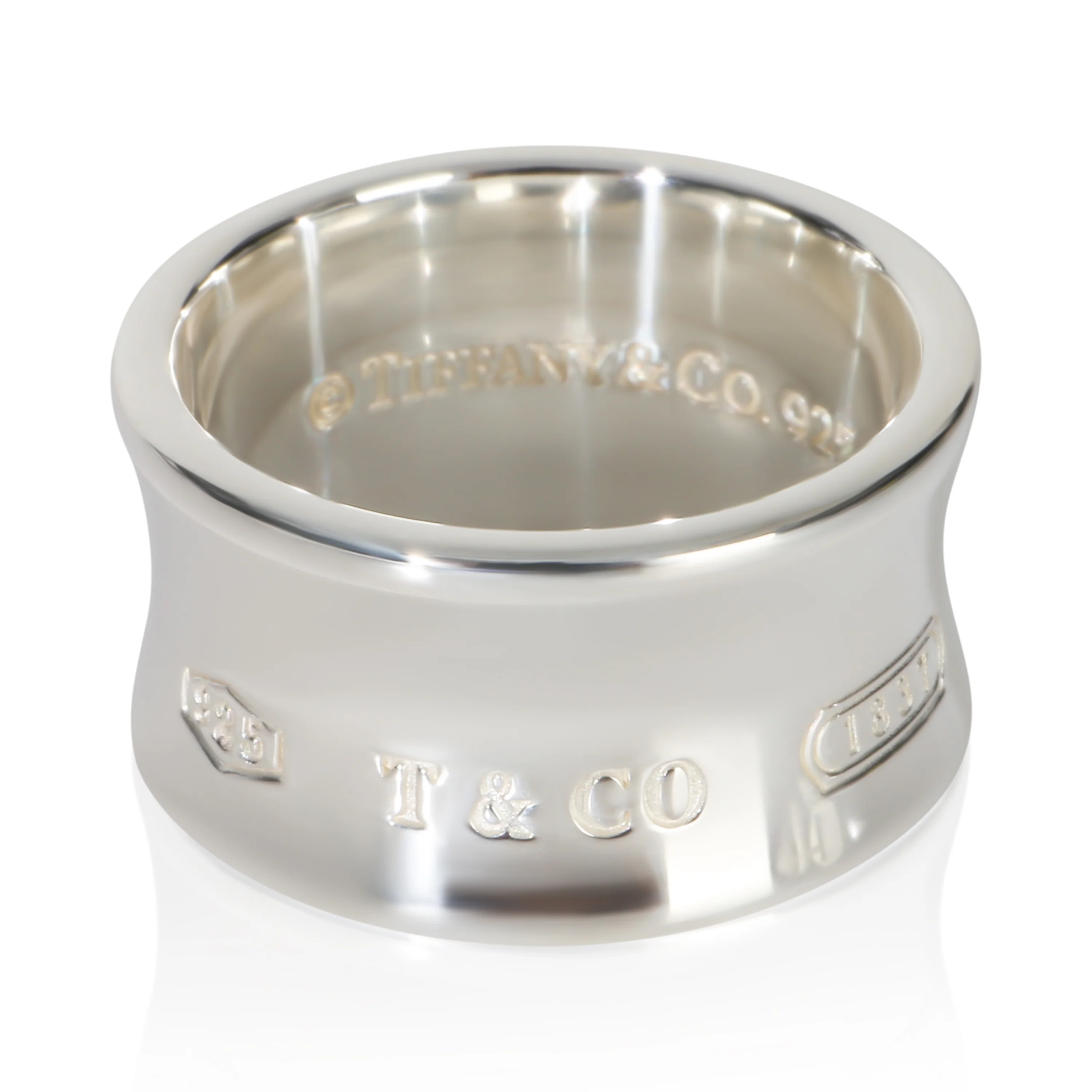 Sterling Silver  Wide 1837 Ring