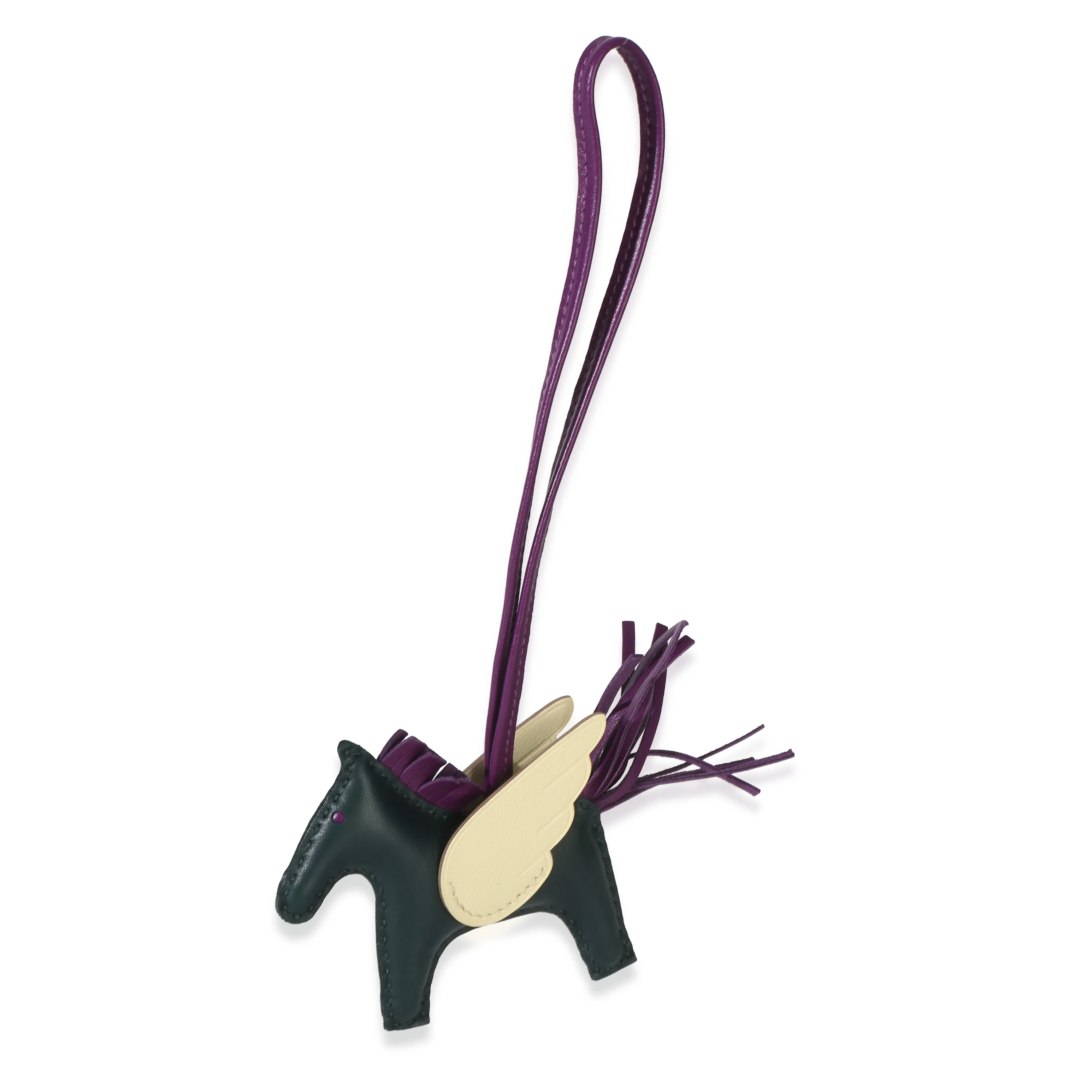 Vert Cypress Vert Fizz Violet Milo Lambskin Grigri Rodeo Pegase Charm PM