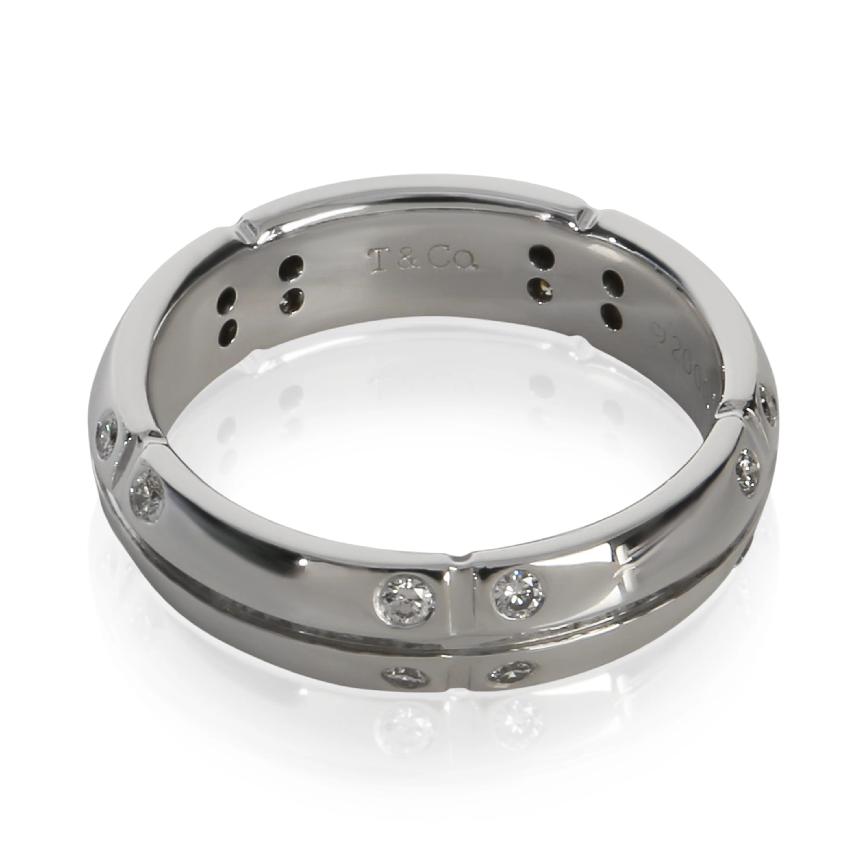 White Gold Diamond Streamerica Band