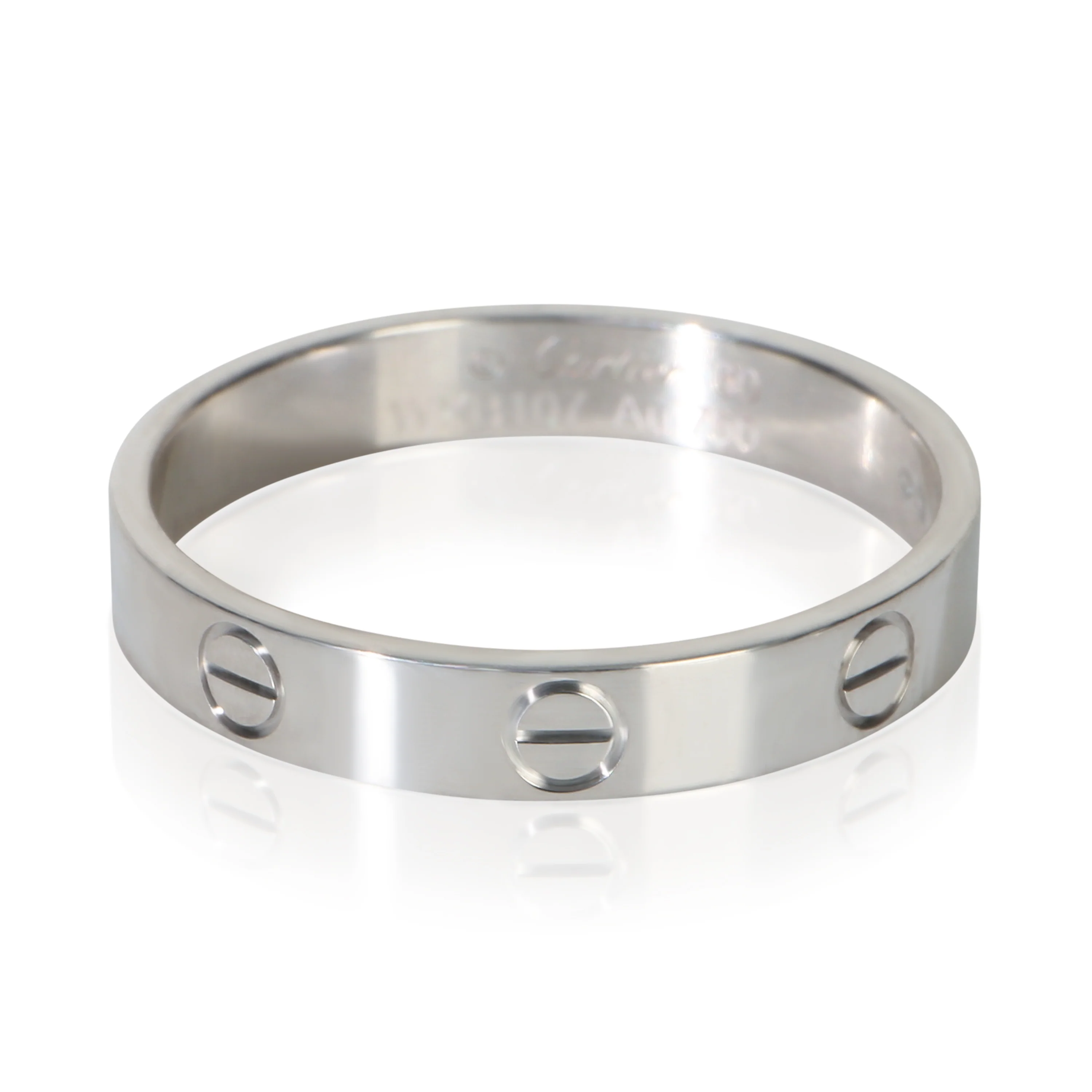 White Gold  Small Model Love Ring