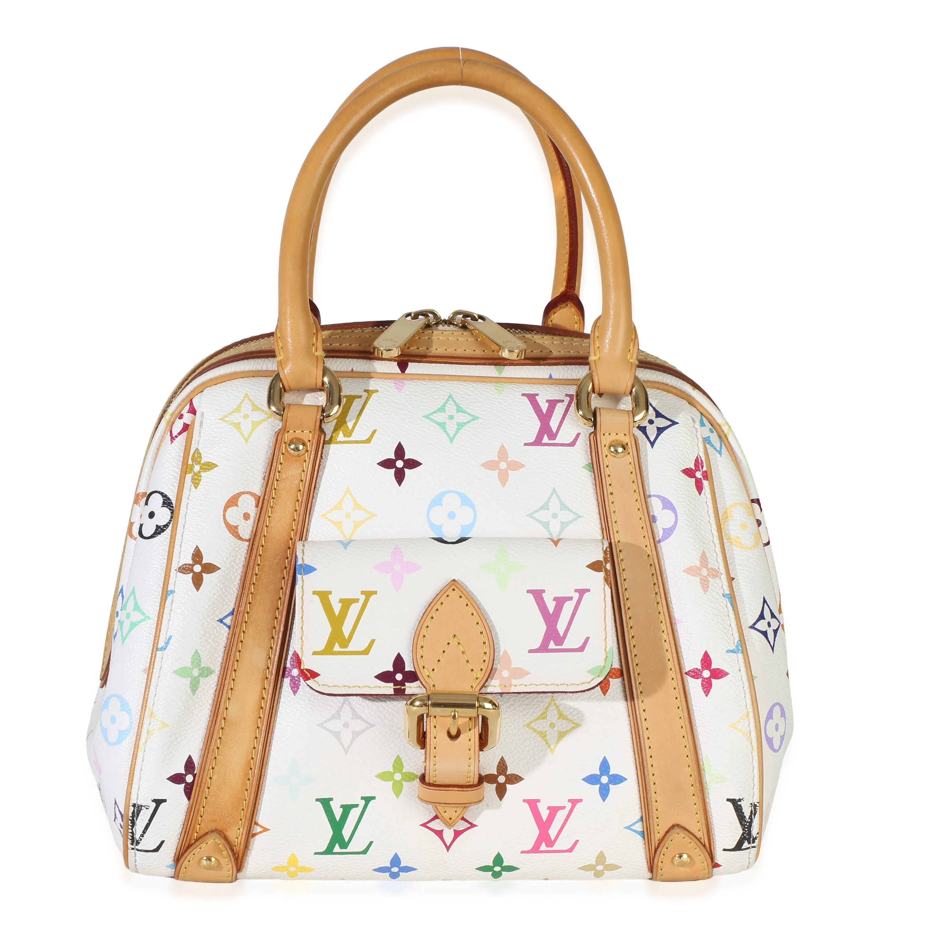 White Monogram Multicolore Priscilla
