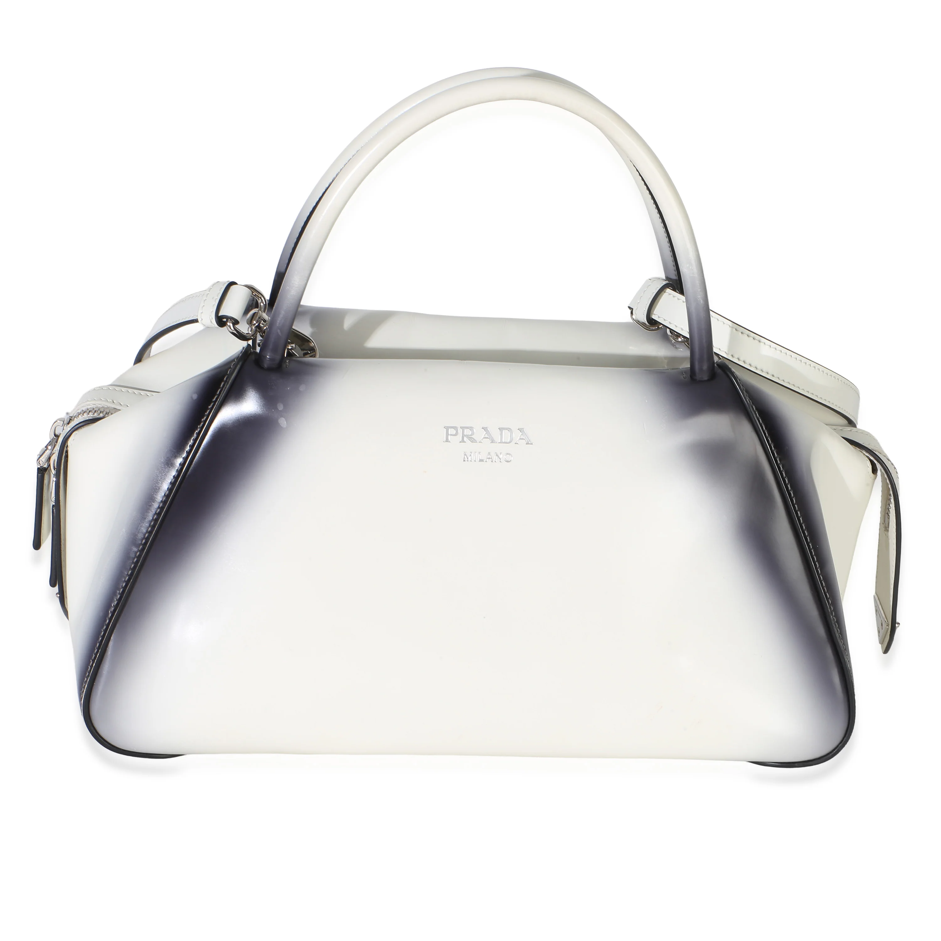 White Sfumato Spazzolato Medium Supernova Bag