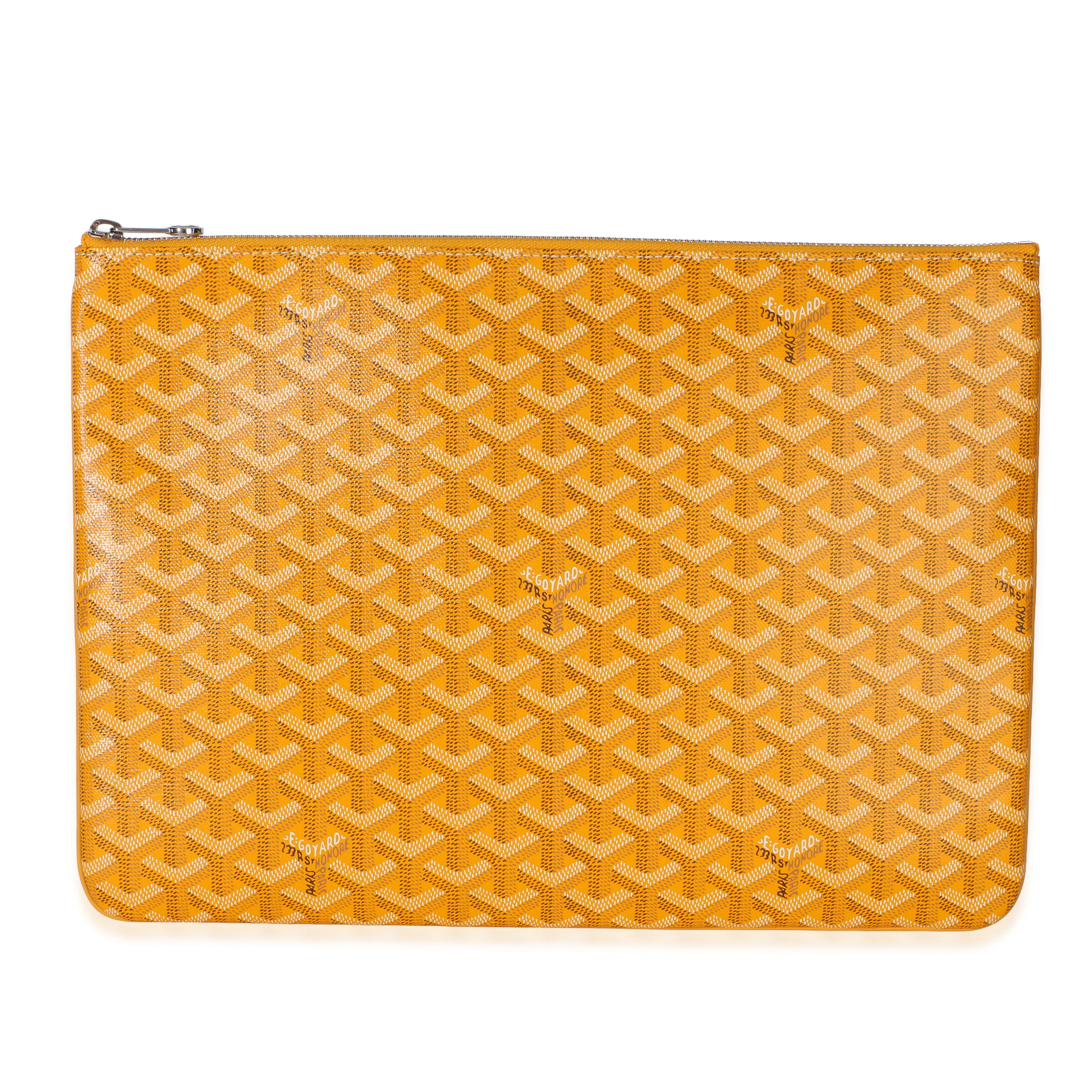 Yellow Goyardine Canvas Senat GM